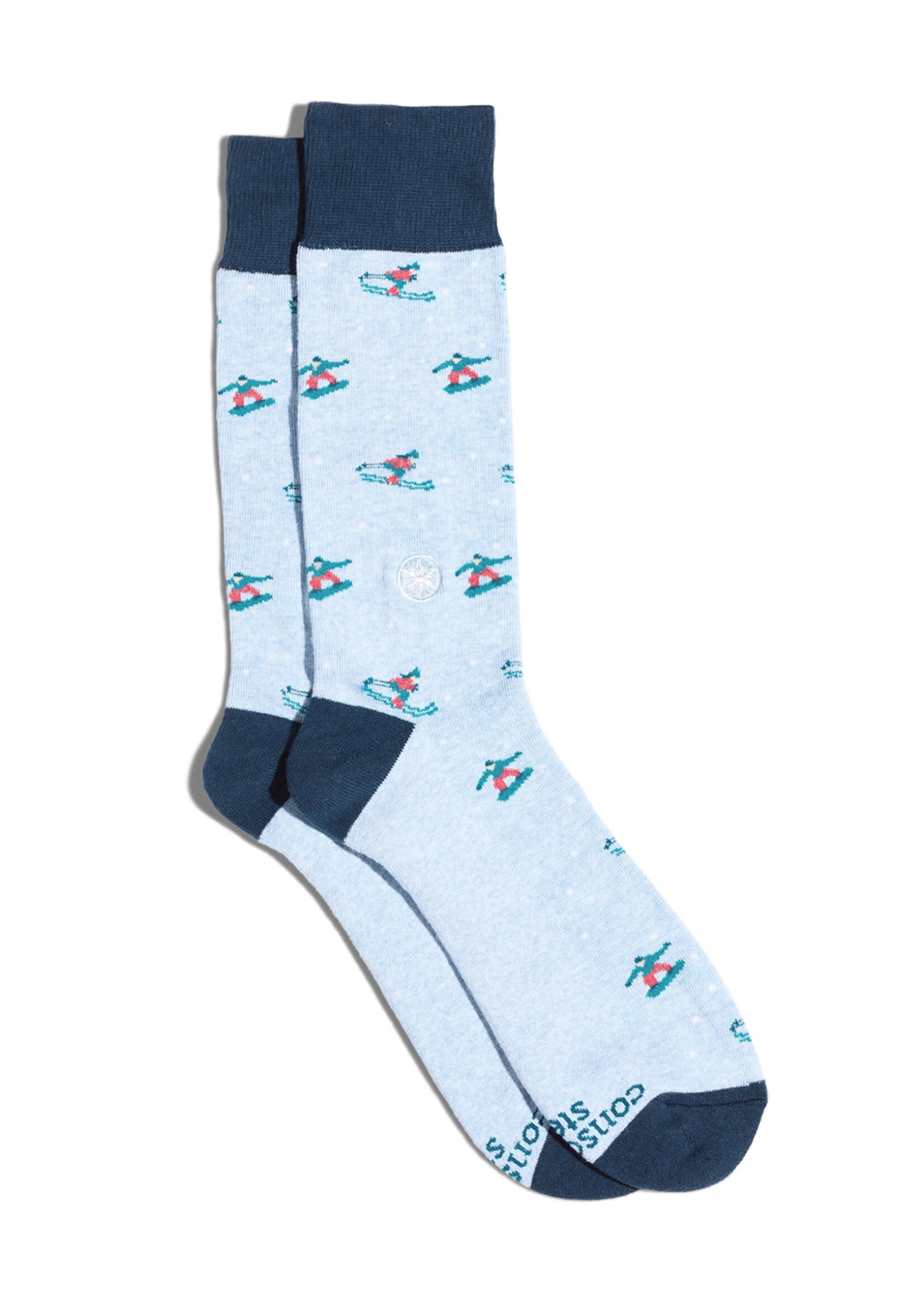 Conscious Step Men's Skiers and Snowboarder Socks