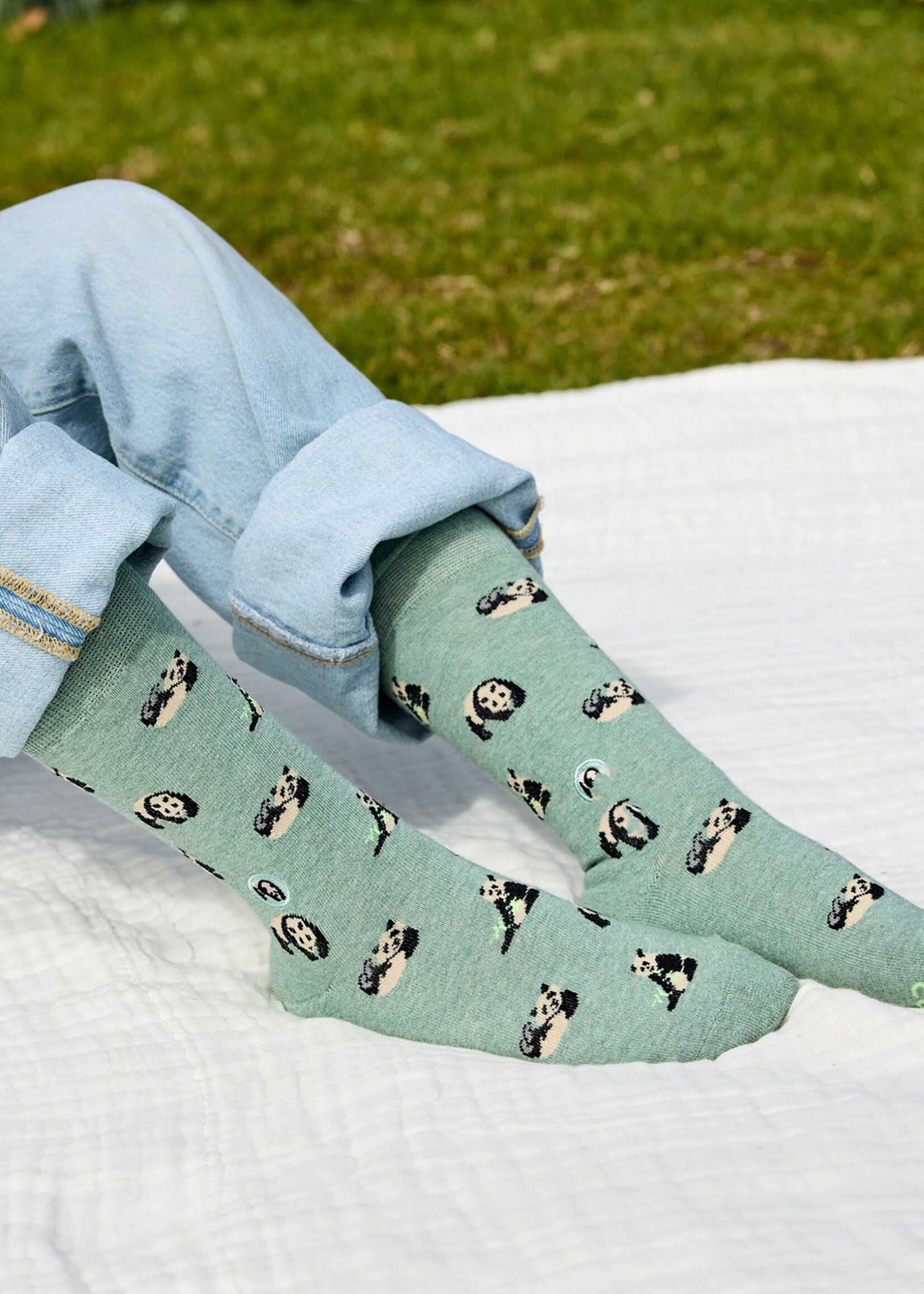Conscious Step Women's Panda Socks