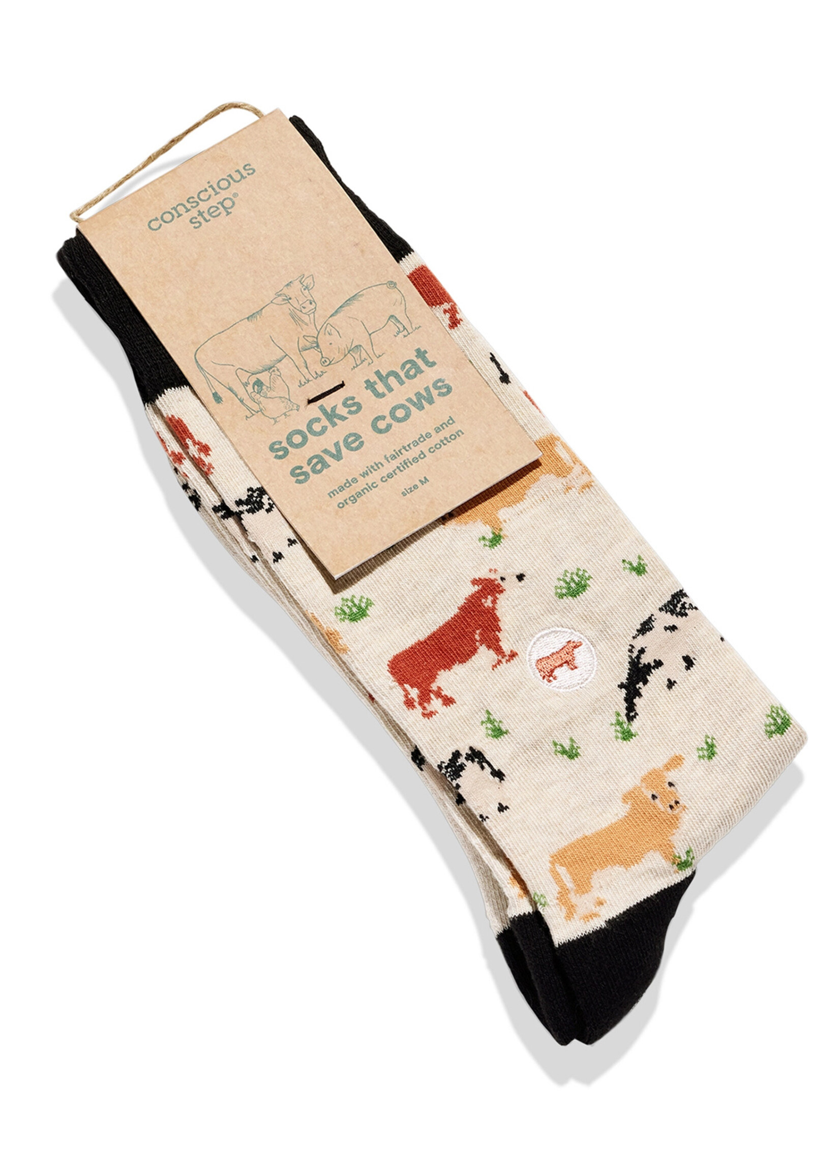 Conscious Step Women's Cow Socks