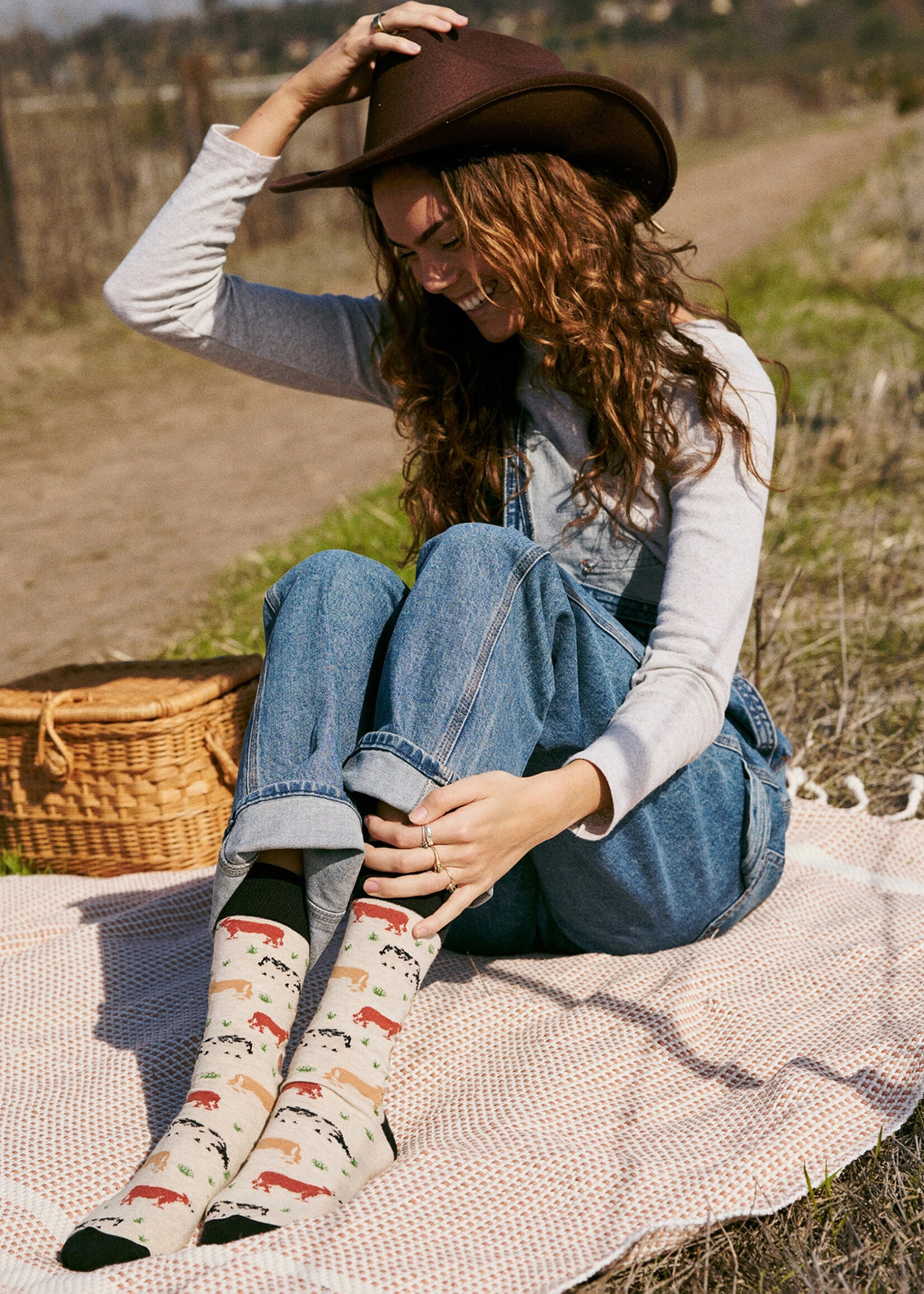 Conscious Step Men's Cow Socks