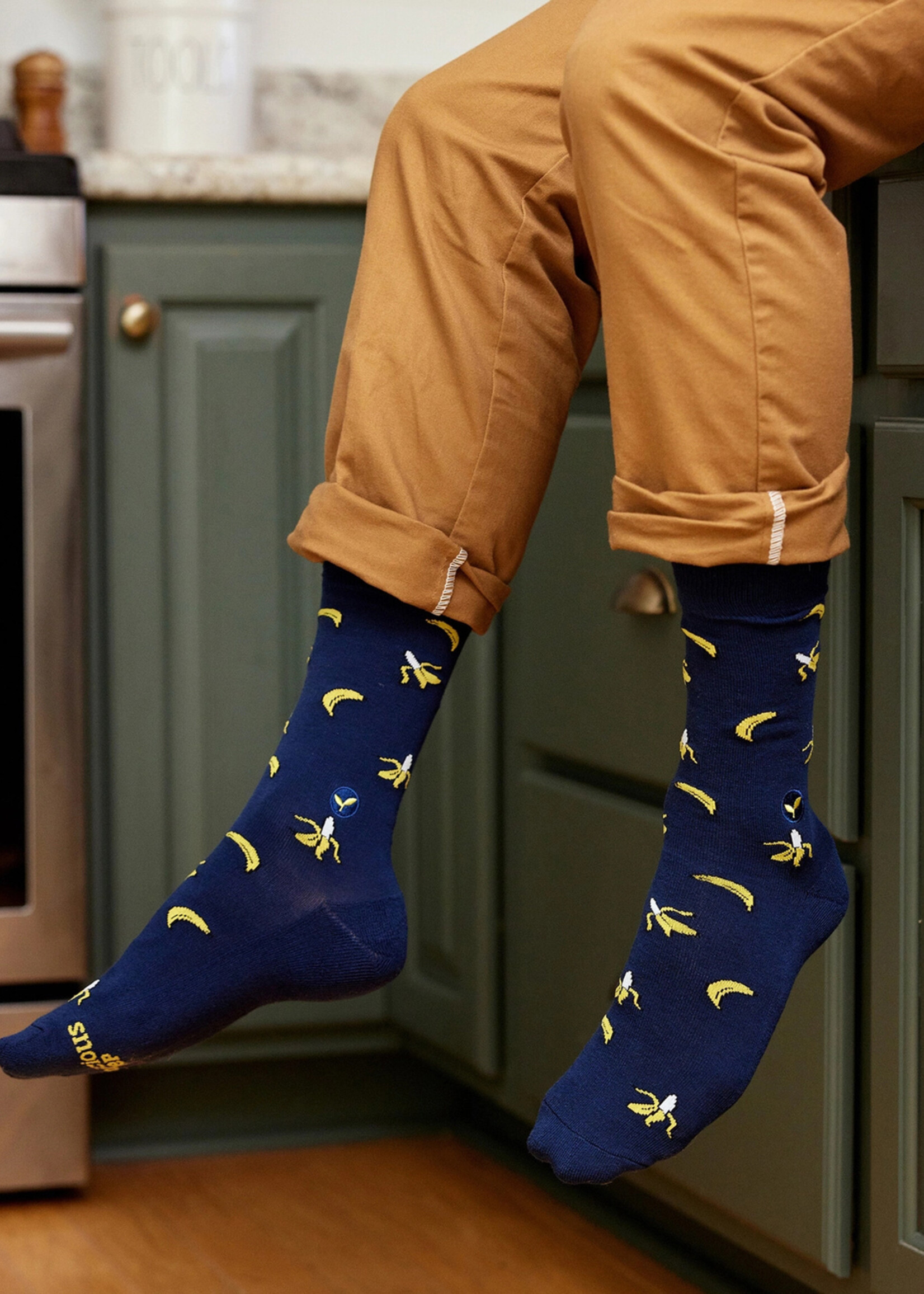 Conscious Step Women's Banana Socks that Plant Trees