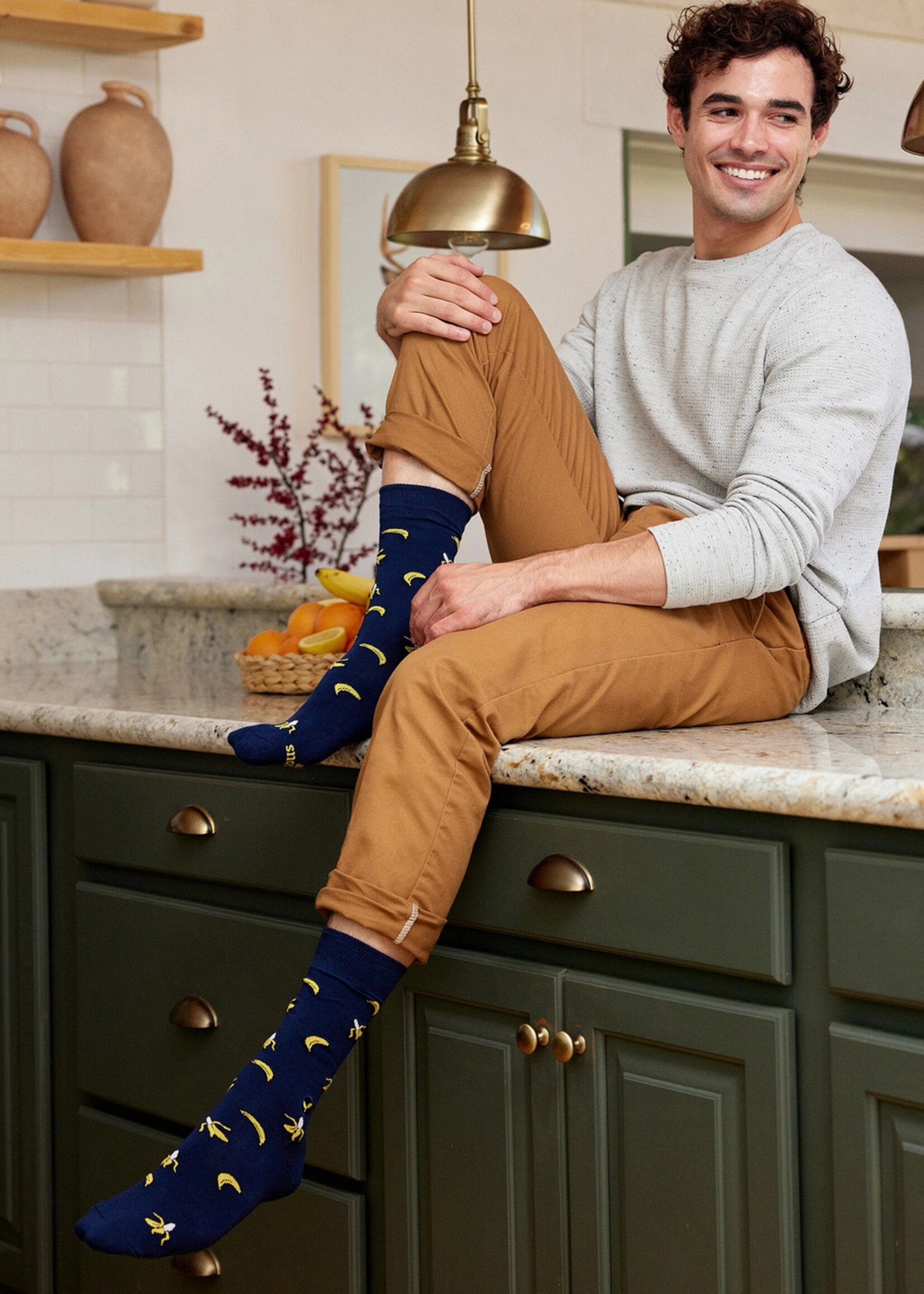 Conscious Step Women's Banana Socks that Plant Trees