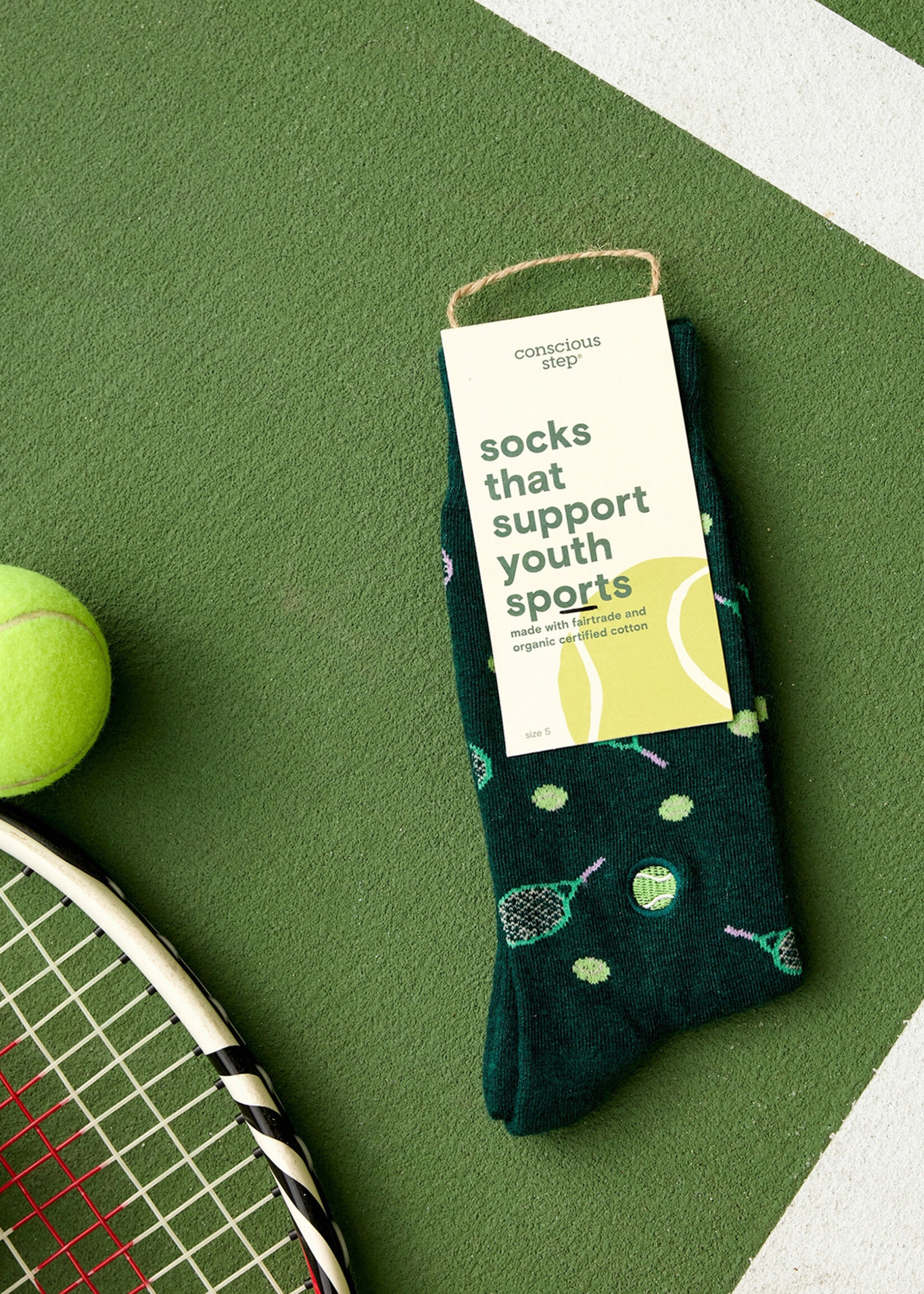 Conscious Step Women's Tennis Racket Socks