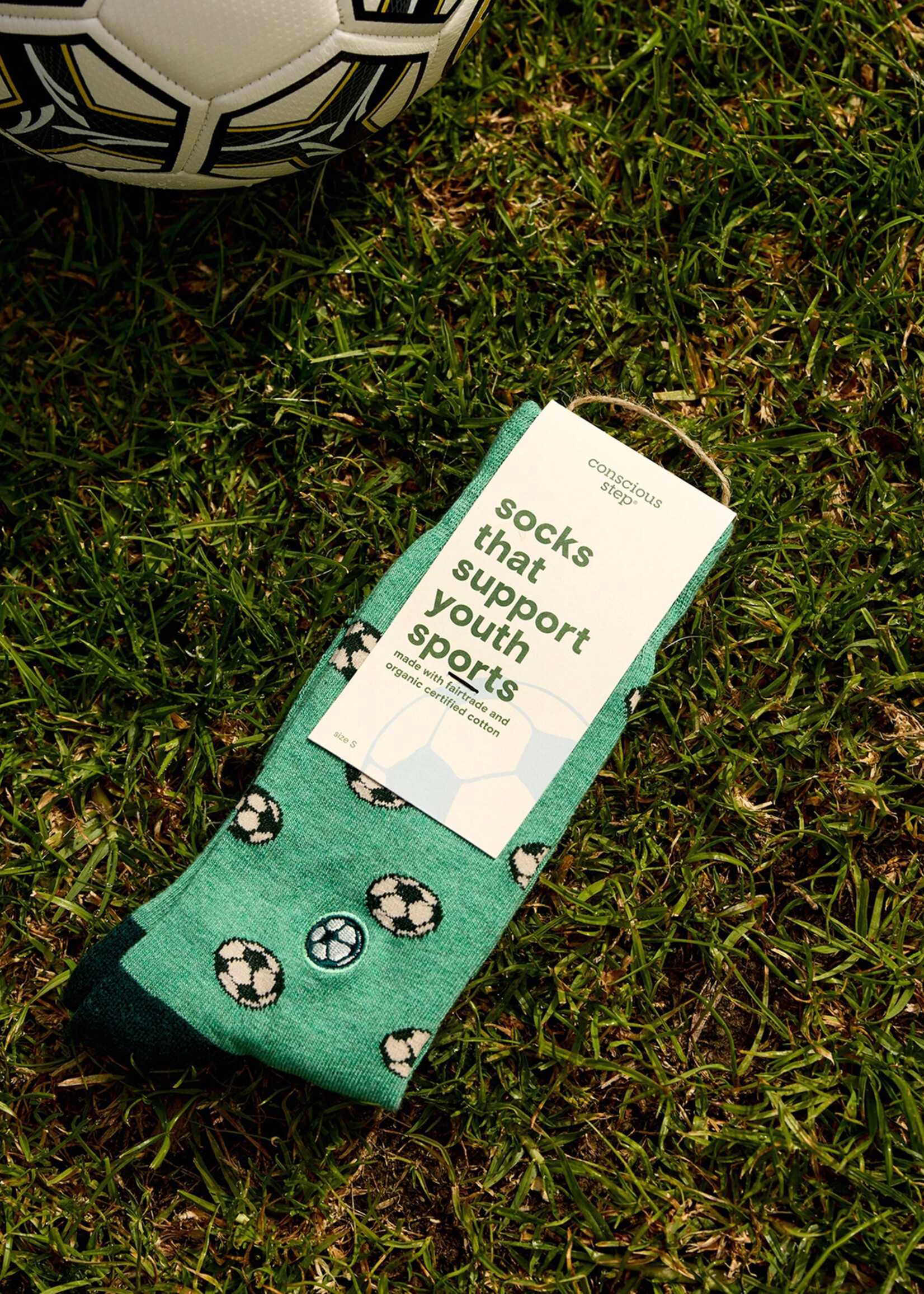 Conscious Step Women's Soccer Ball Socks