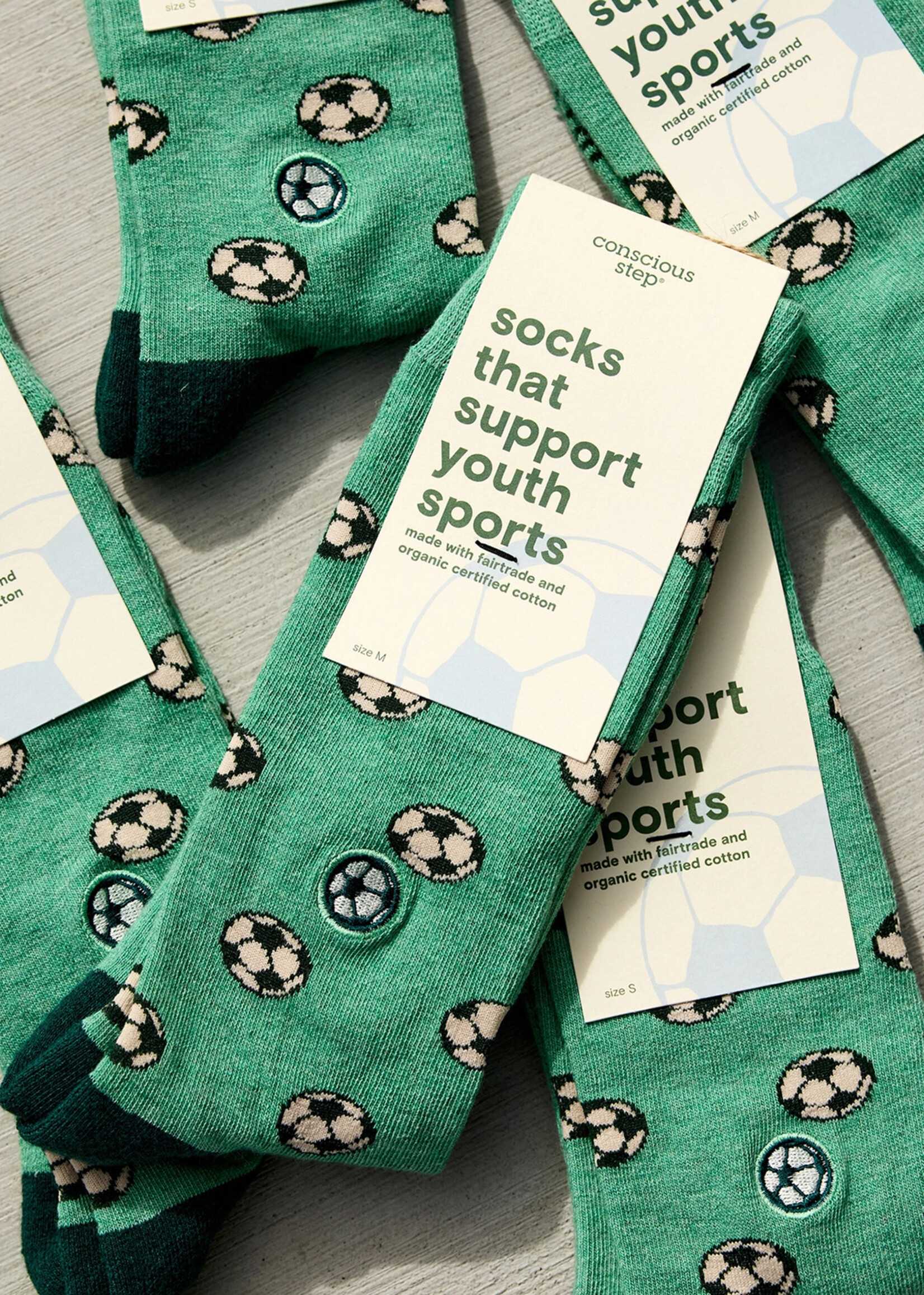 Conscious Step Women's Soccer Ball Socks