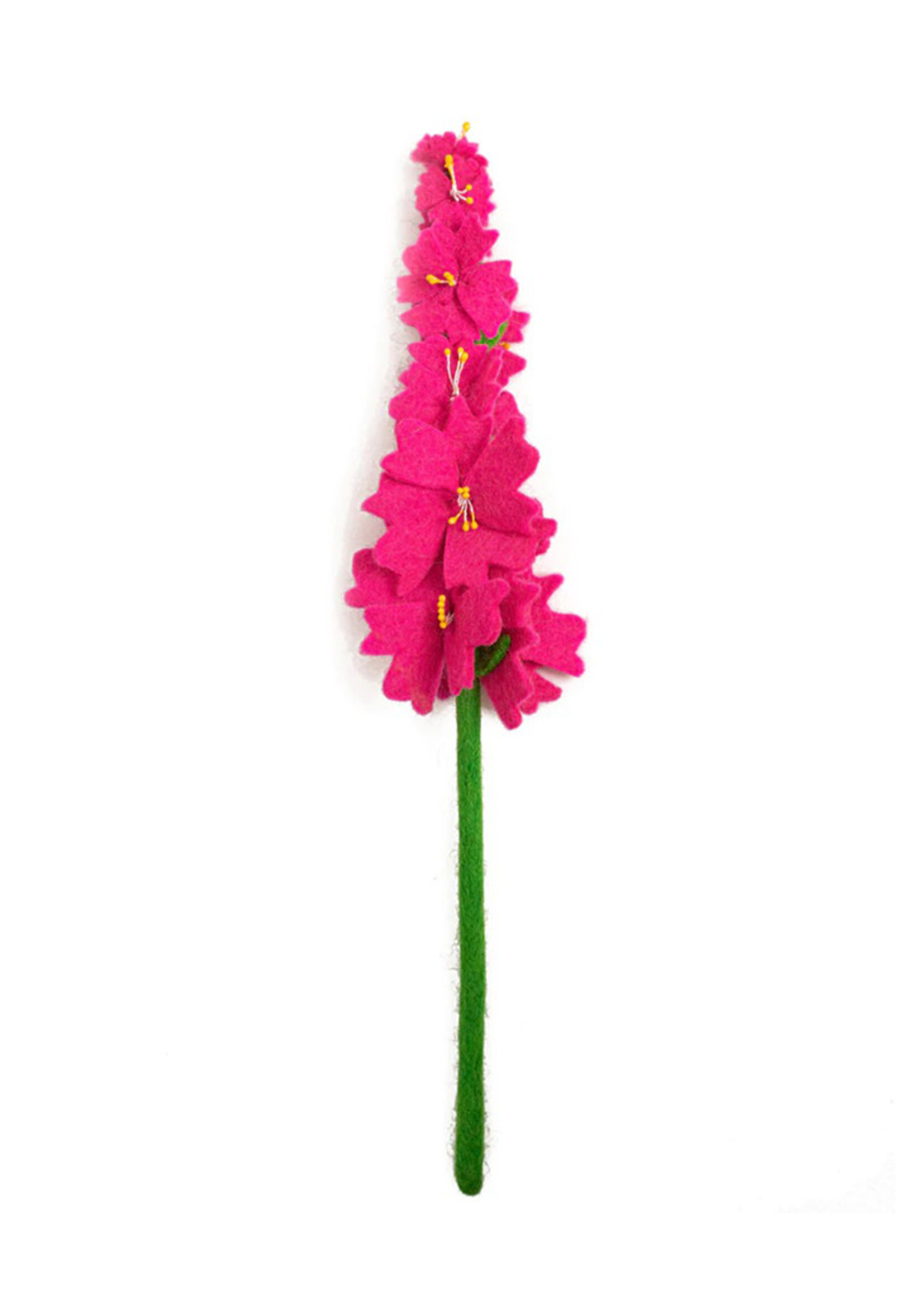 Global Goods Partners FINAL SALE - Hot Pink Crepe Myrtle Felt Flower