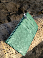 Twin Engine Zipper Wallet - Leaf Green