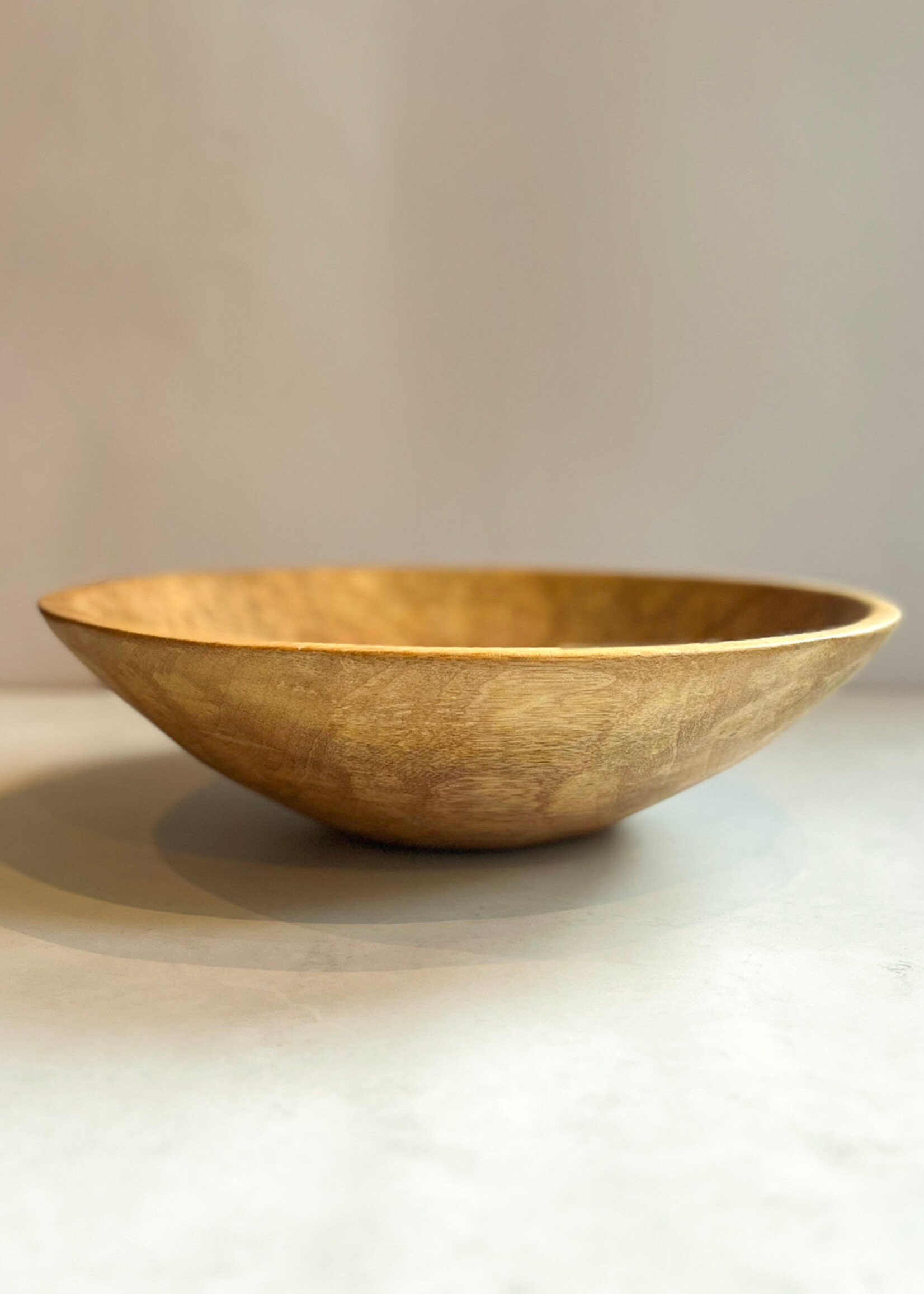 Sobremesa 14-Inch Higuerilla Wood Bowl