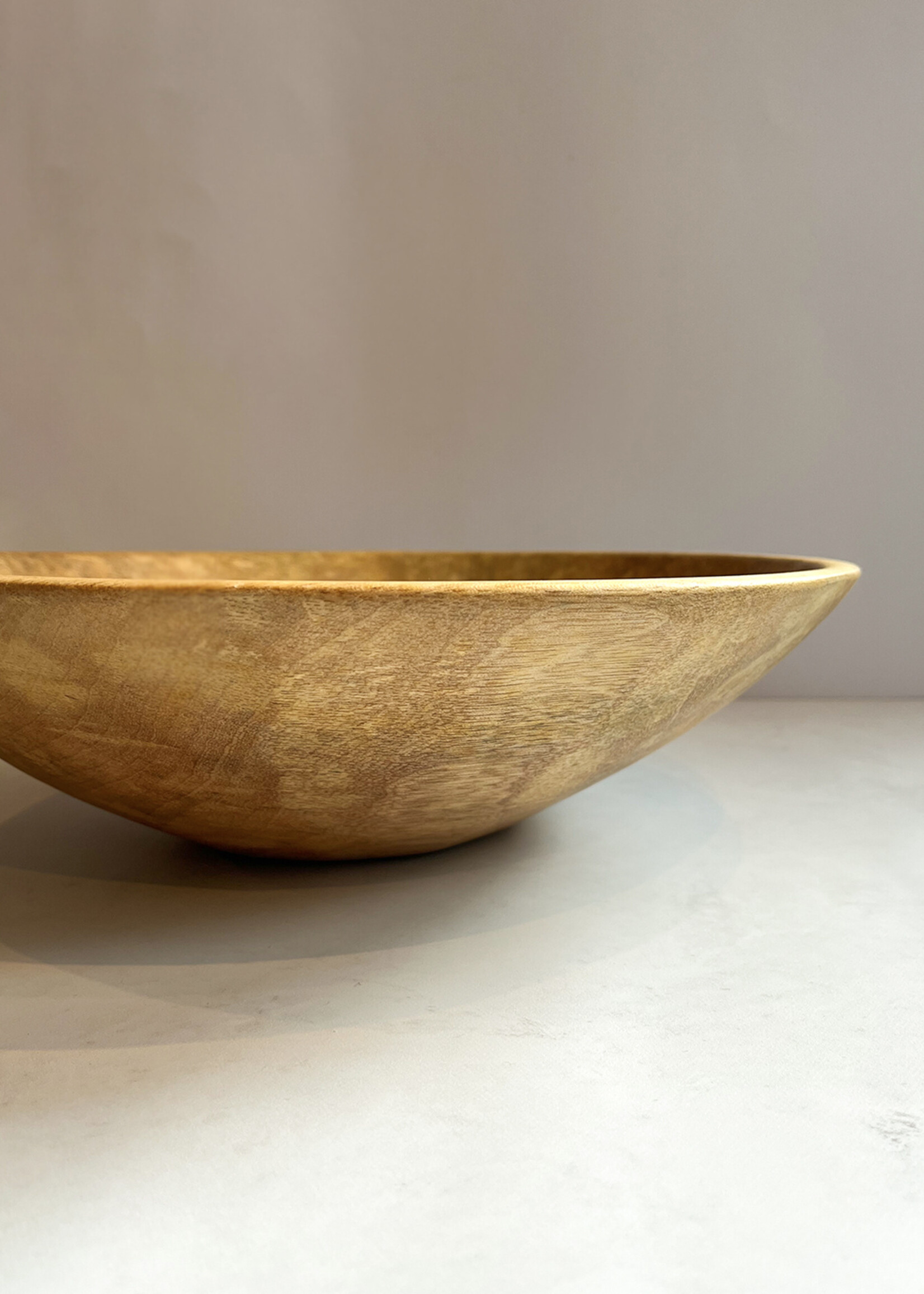 Sobremesa 14-Inch Higuerilla Wood Bowl