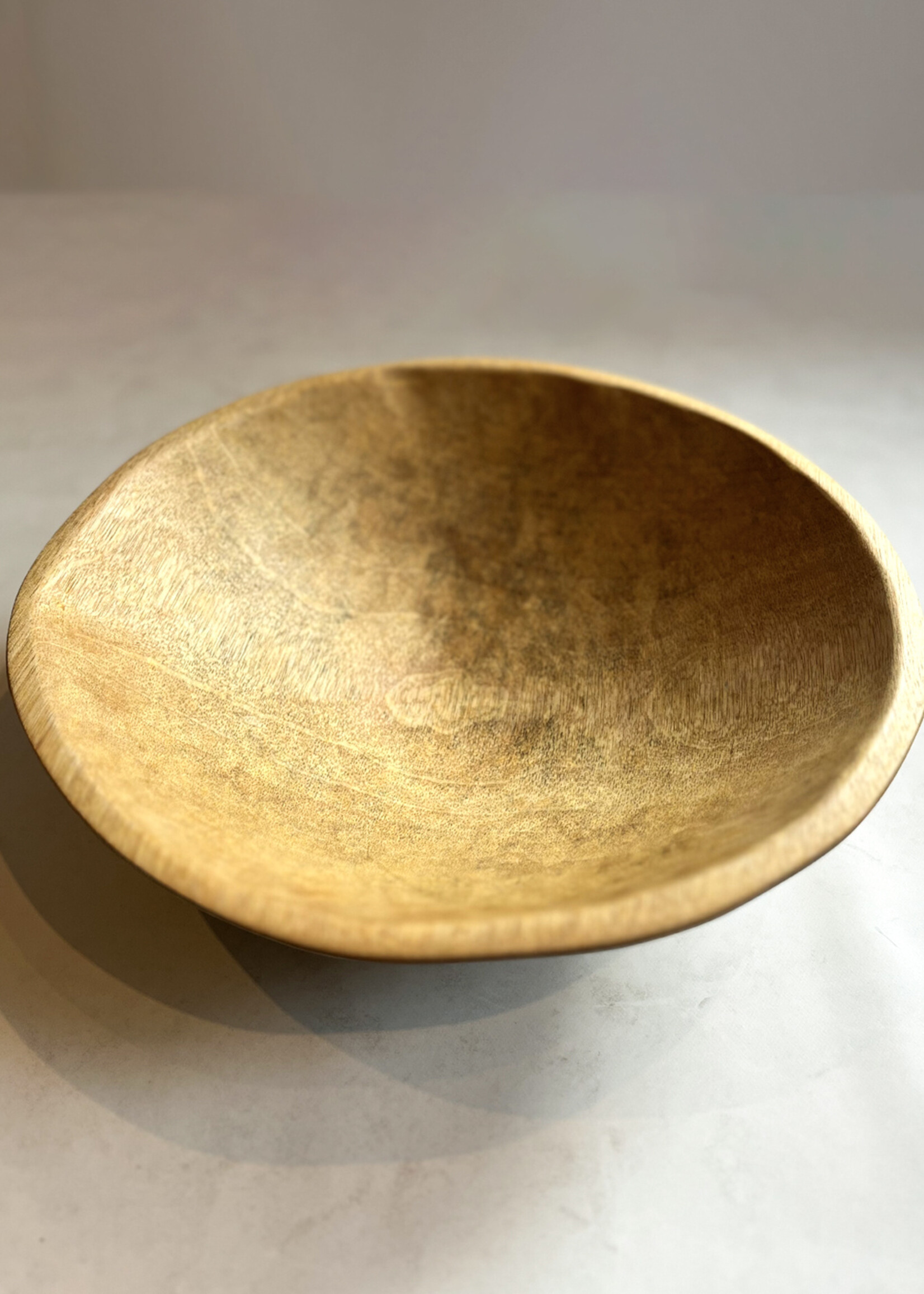 Sobremesa 14-Inch Higuerilla Wood Bowl