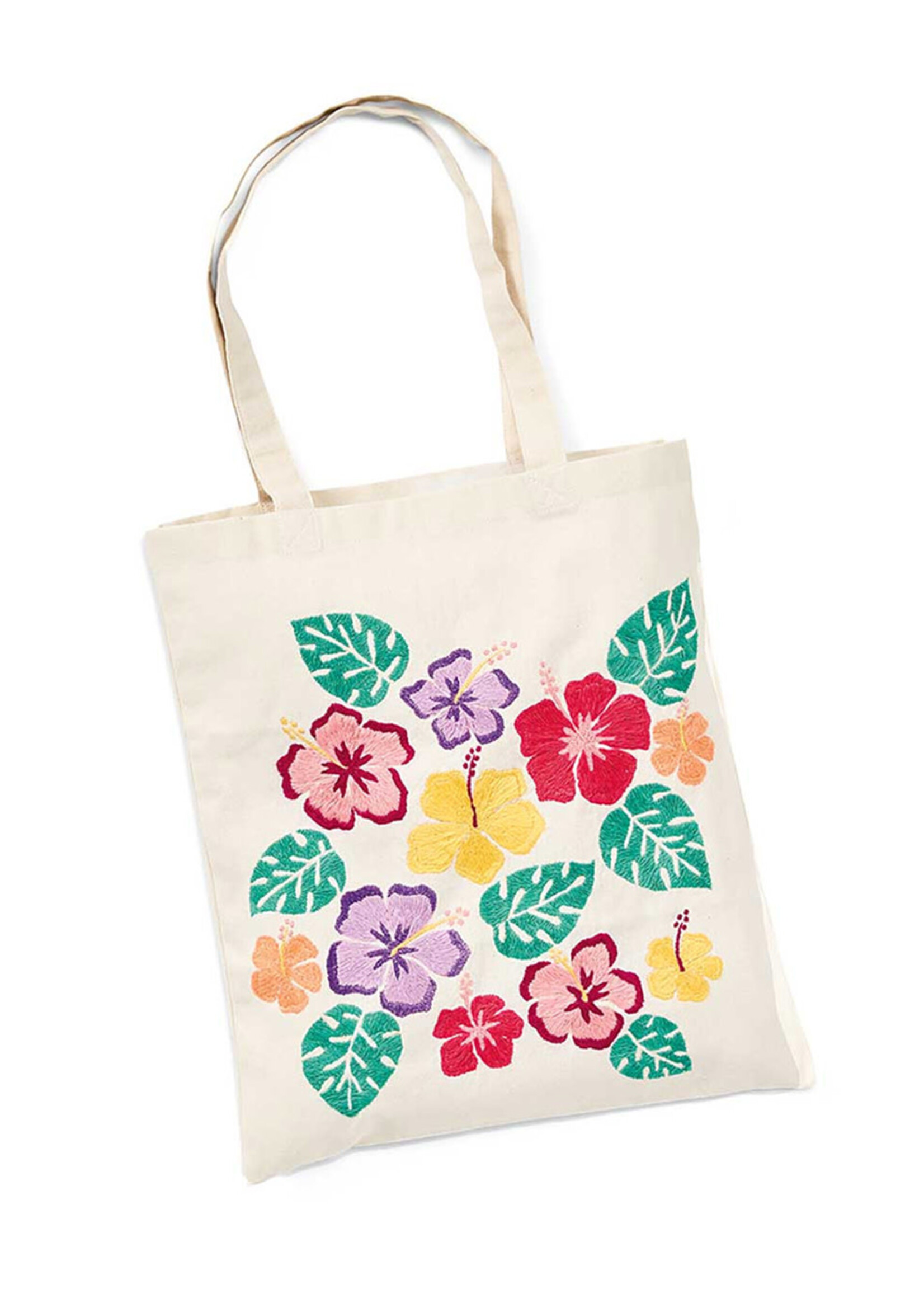 SERRV Tropical Hibiscus Tote Bag