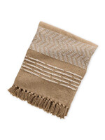SERRV Camel Burl Rethread Throw Blanket