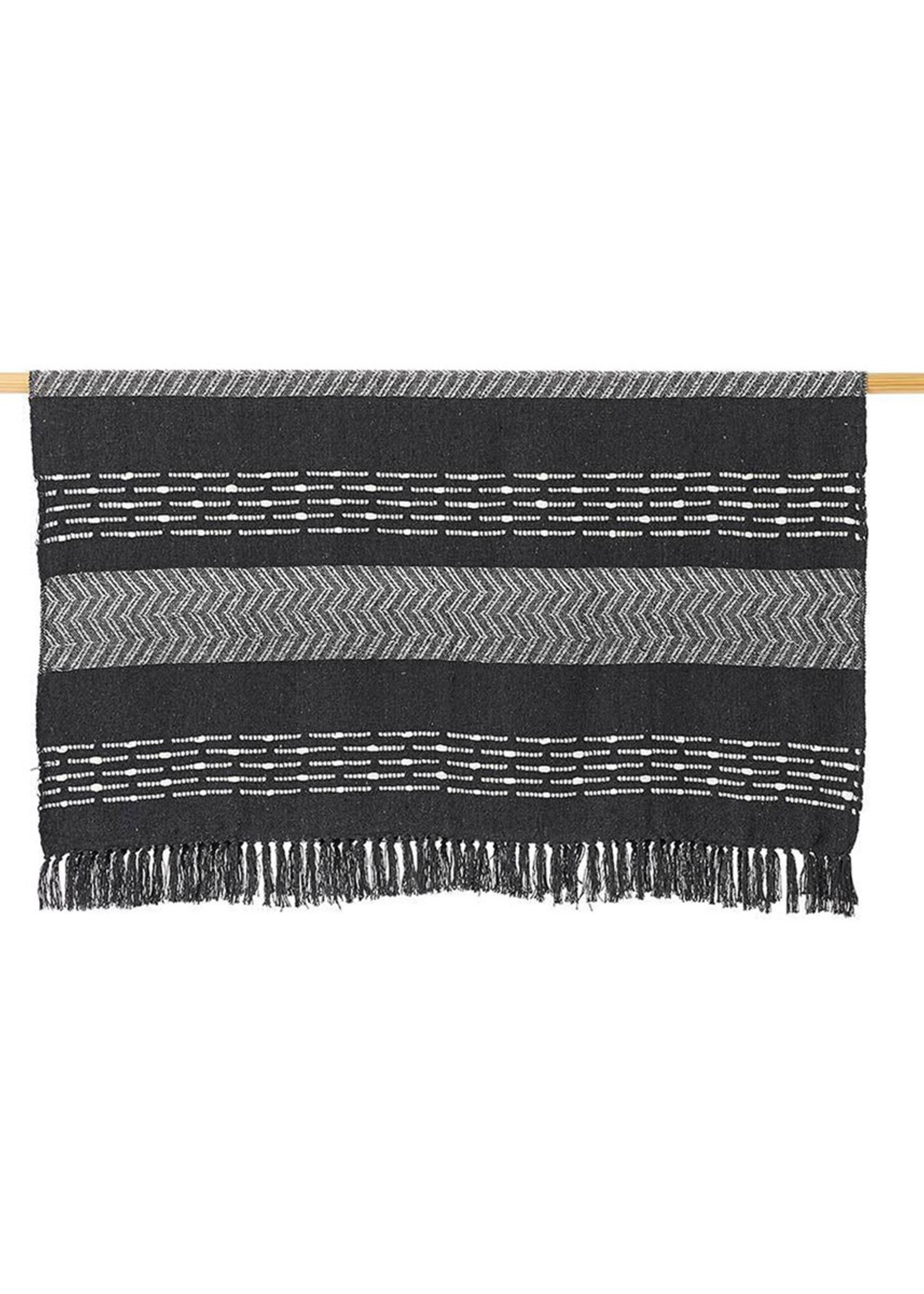 SERRV Charcoal Burl Rethread Throw Blanket