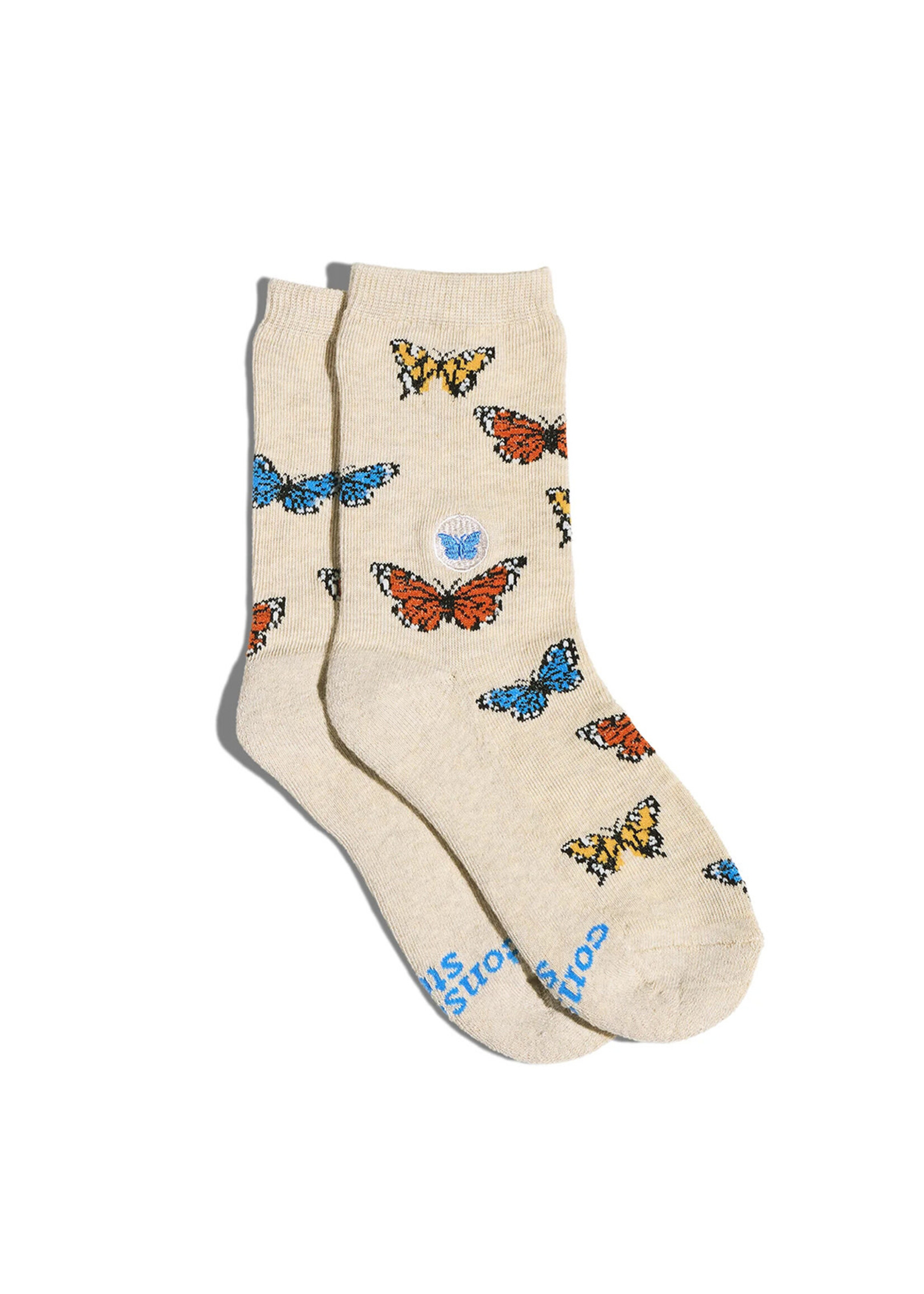 Conscious Step Kid's Butterfly Socks - Preschool
