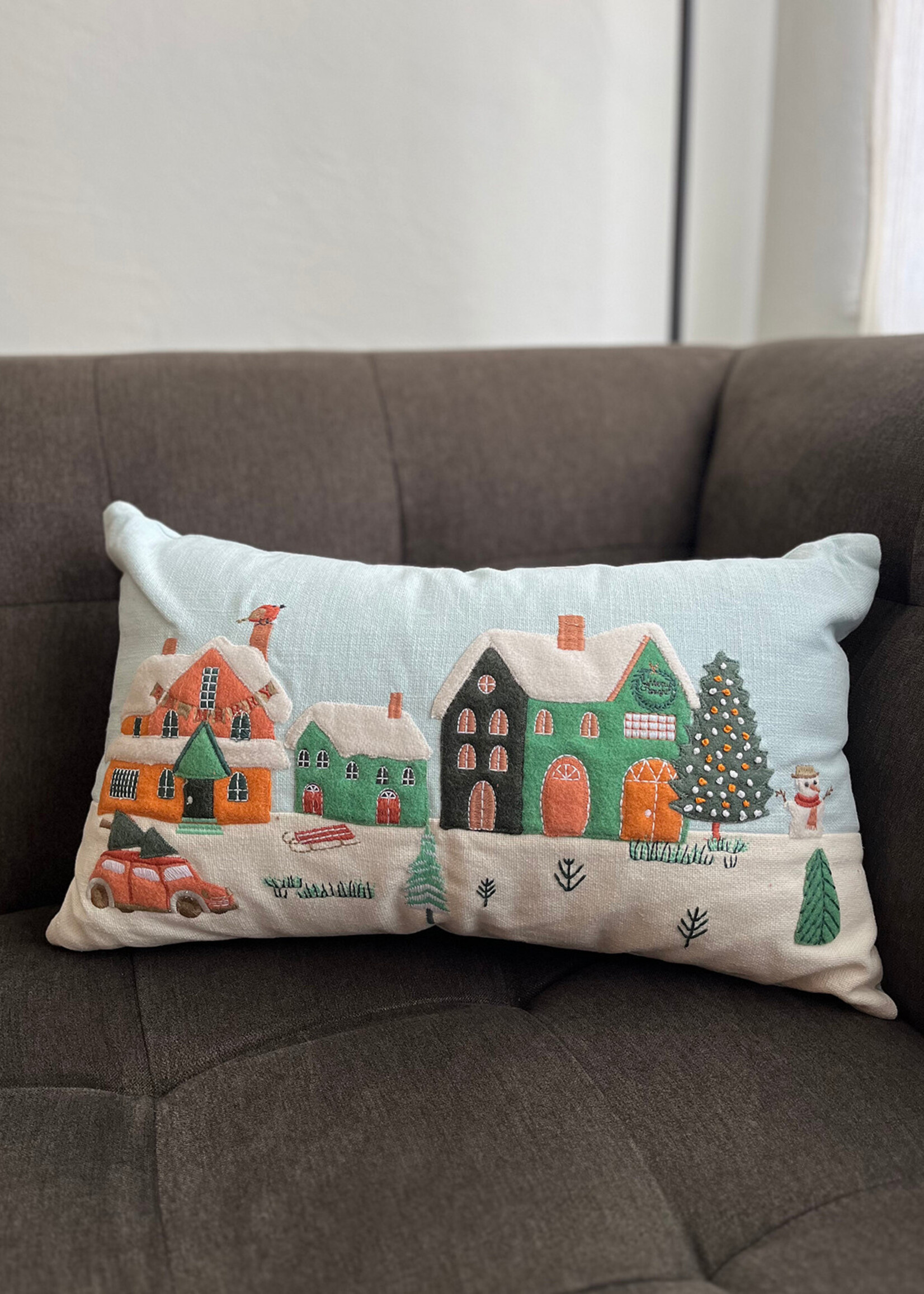 Natural Habitat FINAL SALE - Winter Fest Throw Pillow