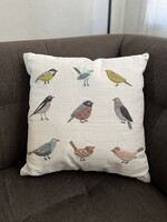 Natural Habitat 16" Aviary Cream Throw Pillow