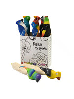 Boxed Balsa Jungle Bird Crayons