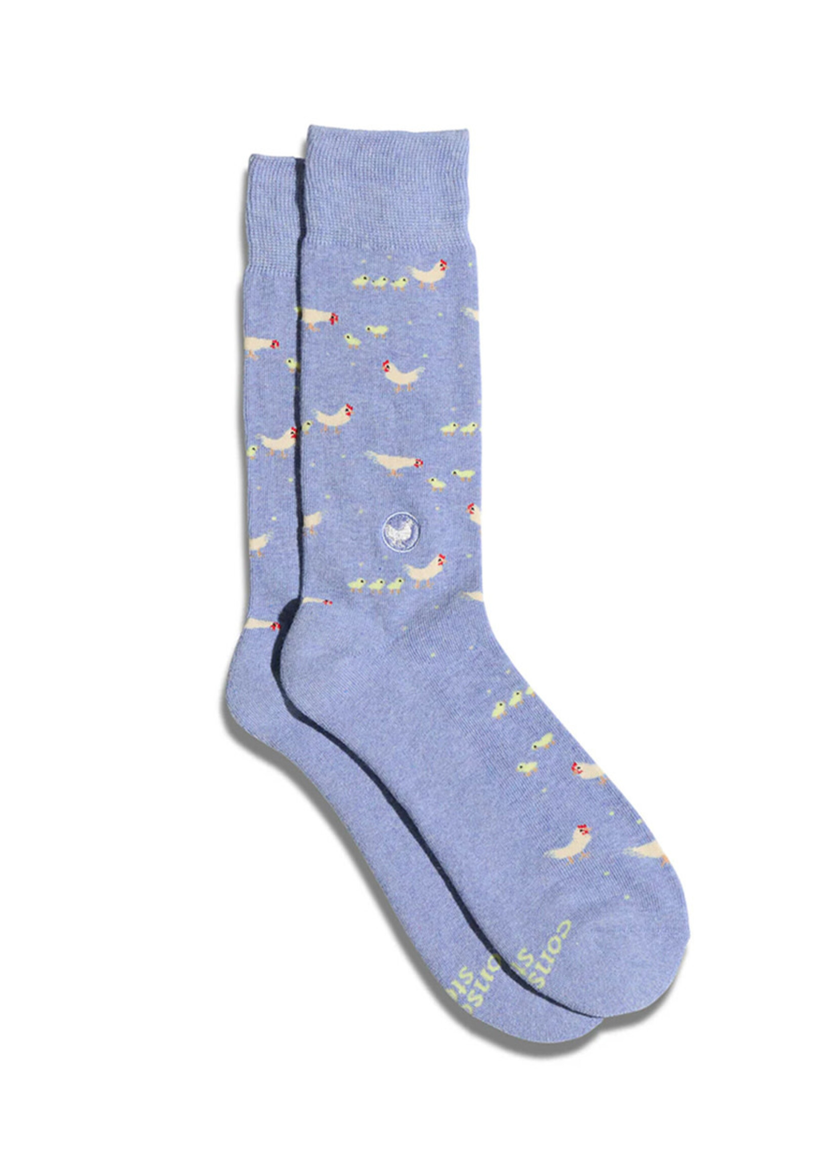 Conscious Step Men's Chicken Socks