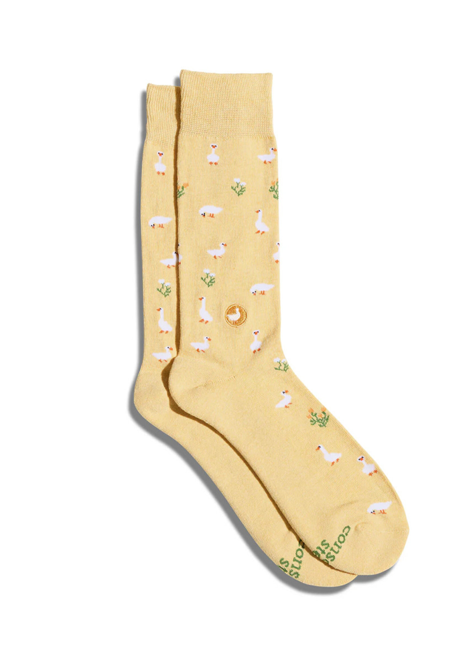 Conscious Step Men's Geese Socks