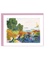 Quilling Cards Two Women By The Shore - Artist Series Card