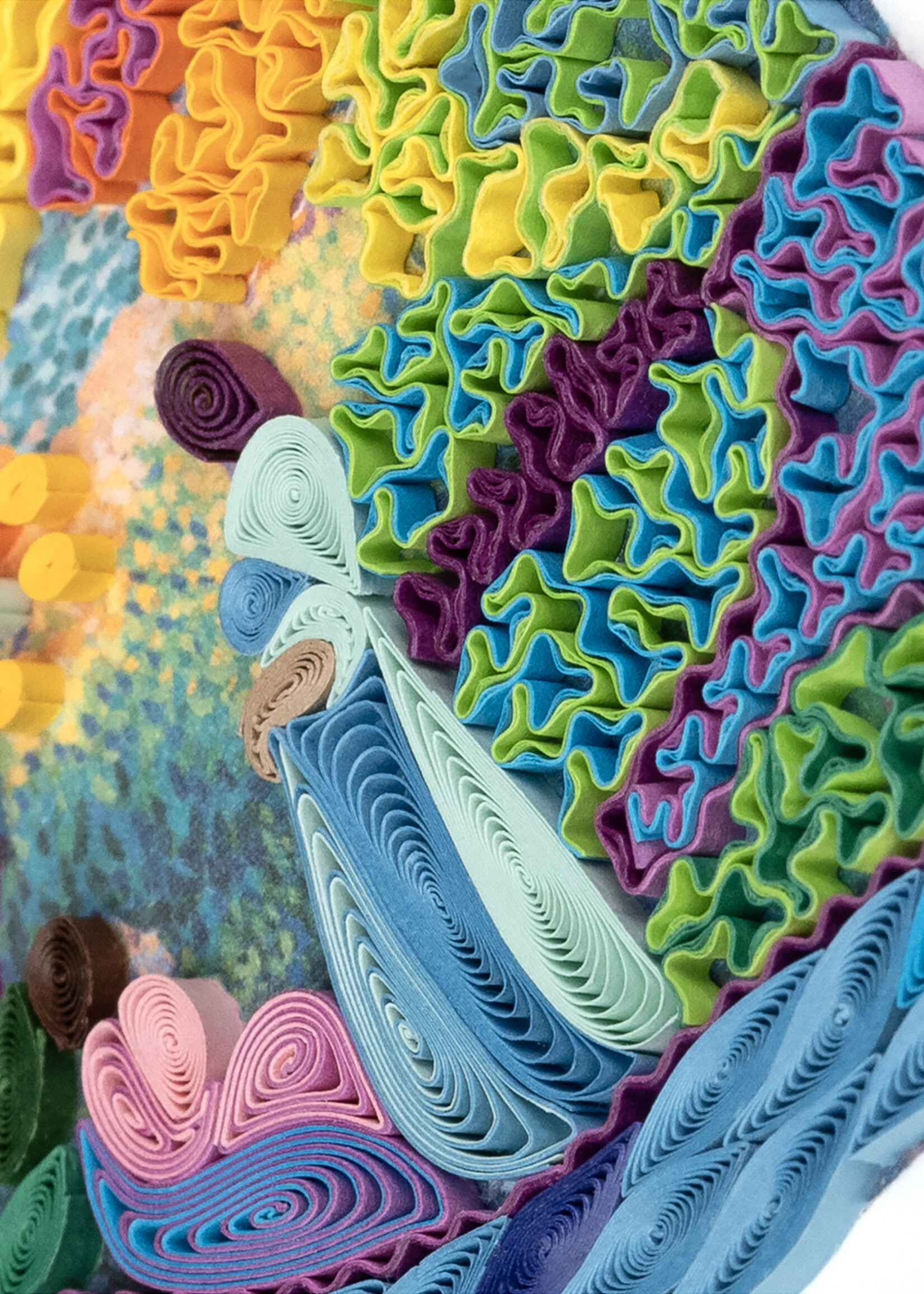 Quilling Cards Two Women By The Shore - Artist Series Quilling Card