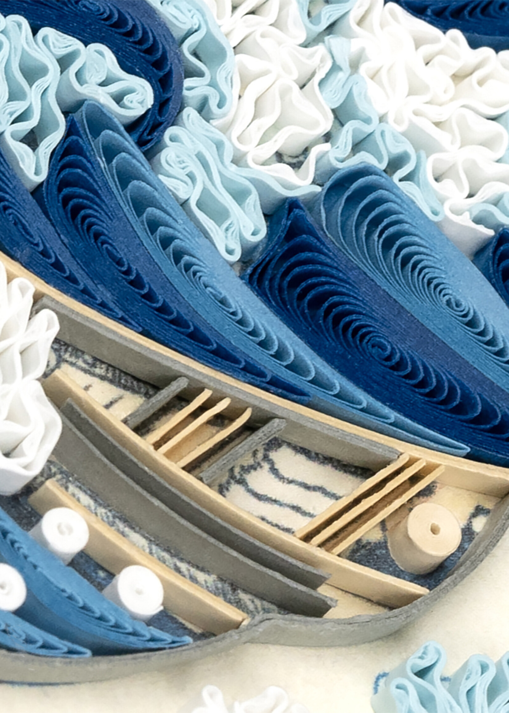 Quilling Cards The Great Wave Off Kanagawa - Artist Series Quilling Card