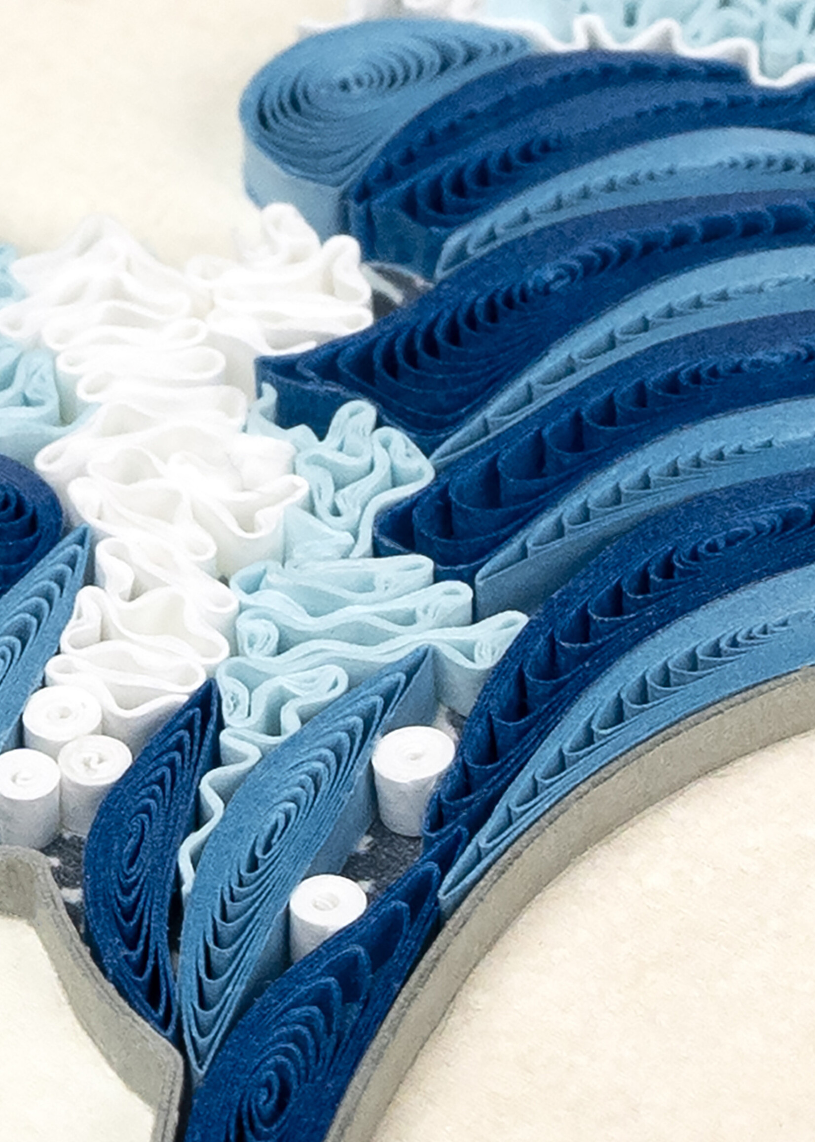 Quilling Cards The Great Wave Off Kanagawa - Artist Series Quilling Card