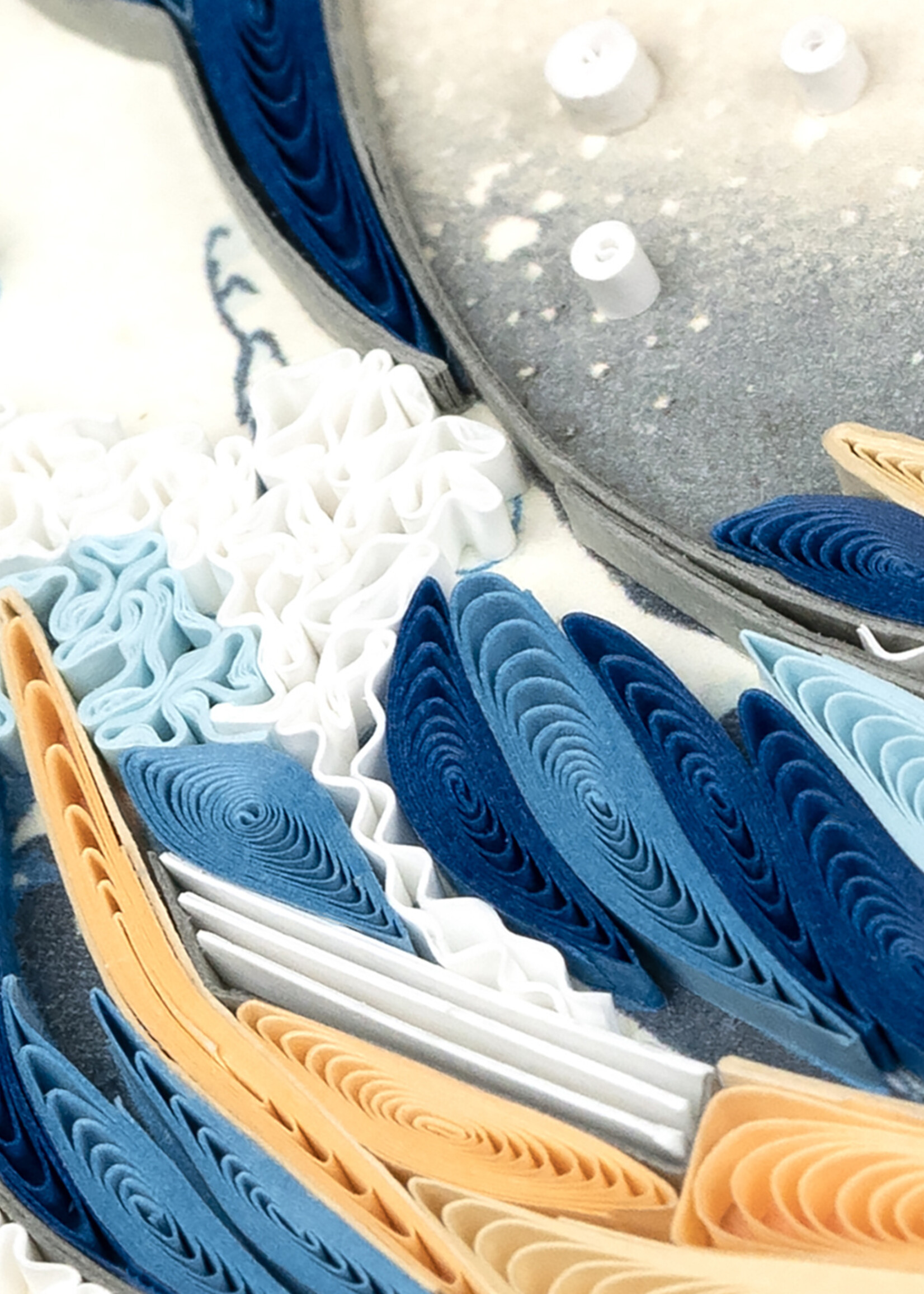 Quilling Cards The Great Wave Off Kanagawa - Artist Series Quilling Card