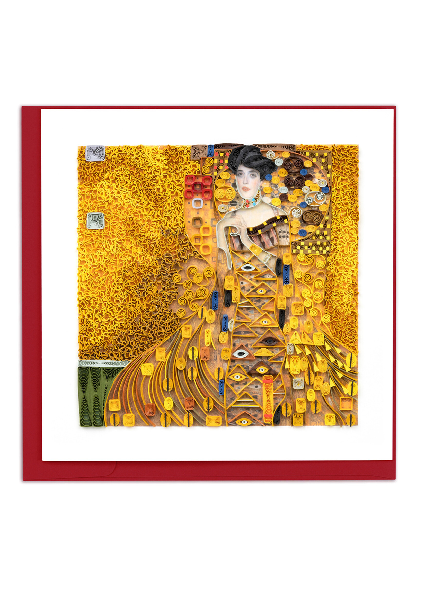 Quilling Cards The Lady In Gold - Artist Series Quilling Card