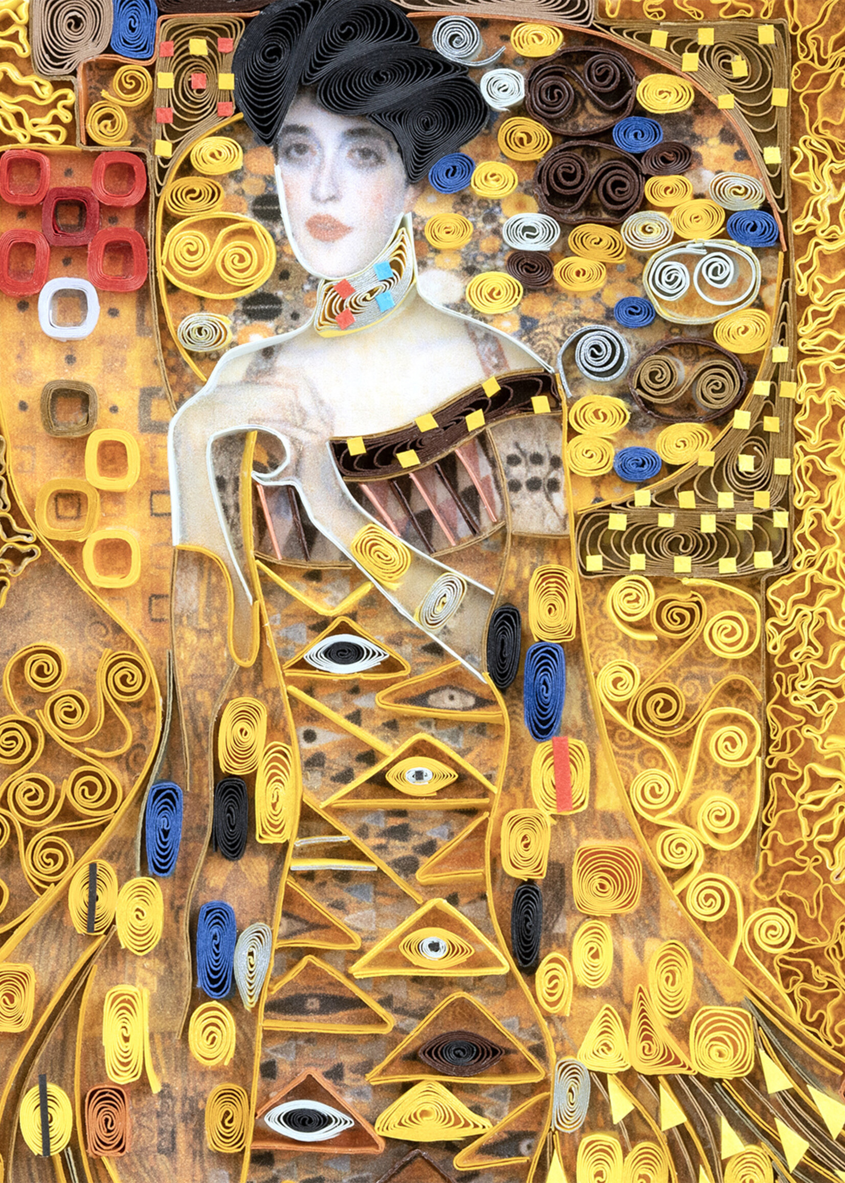 Quilling Cards The Lady In Gold - Artist Series Quilling Card