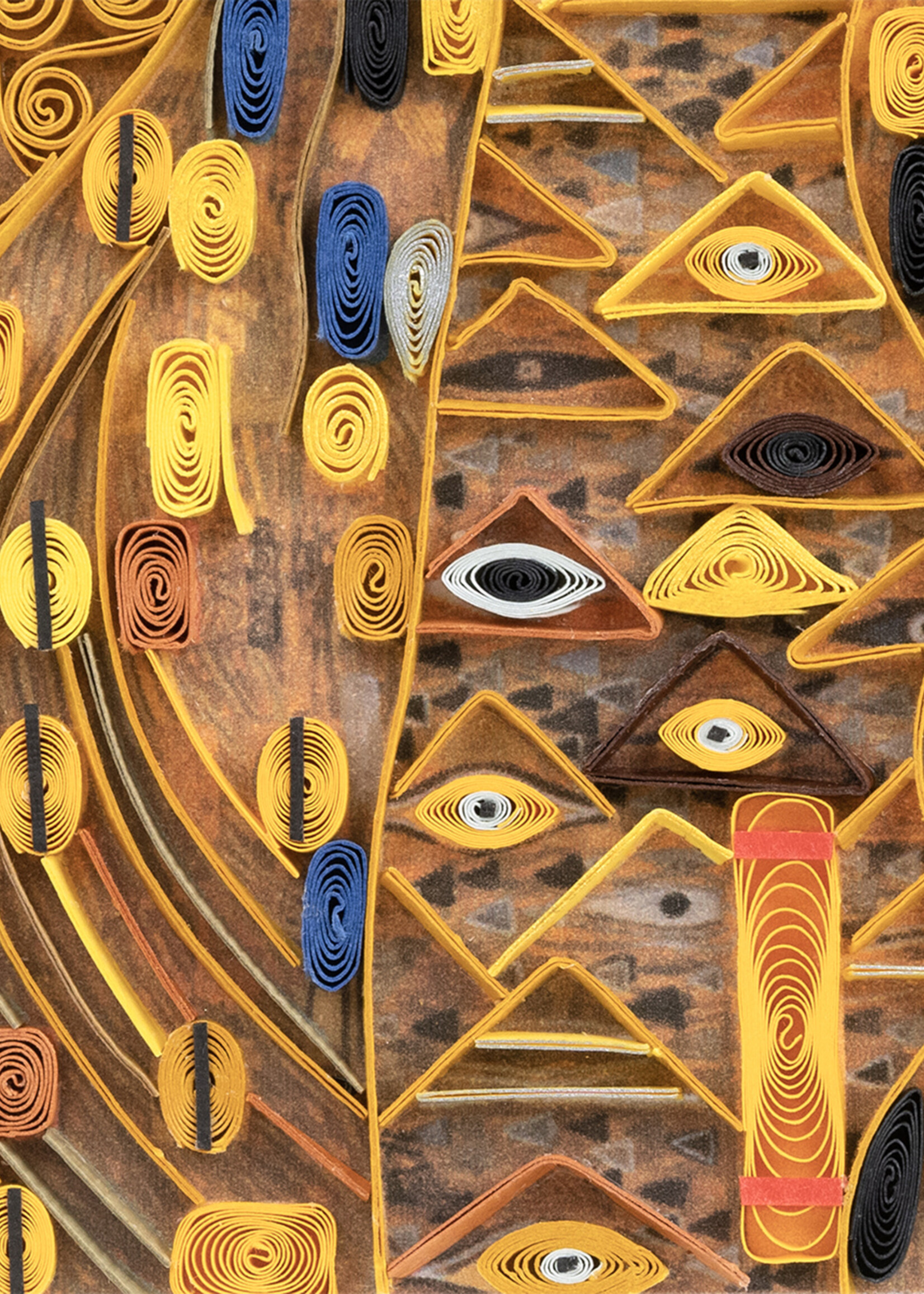 Quilling Cards The Lady In Gold - Artist Series Quilling Card