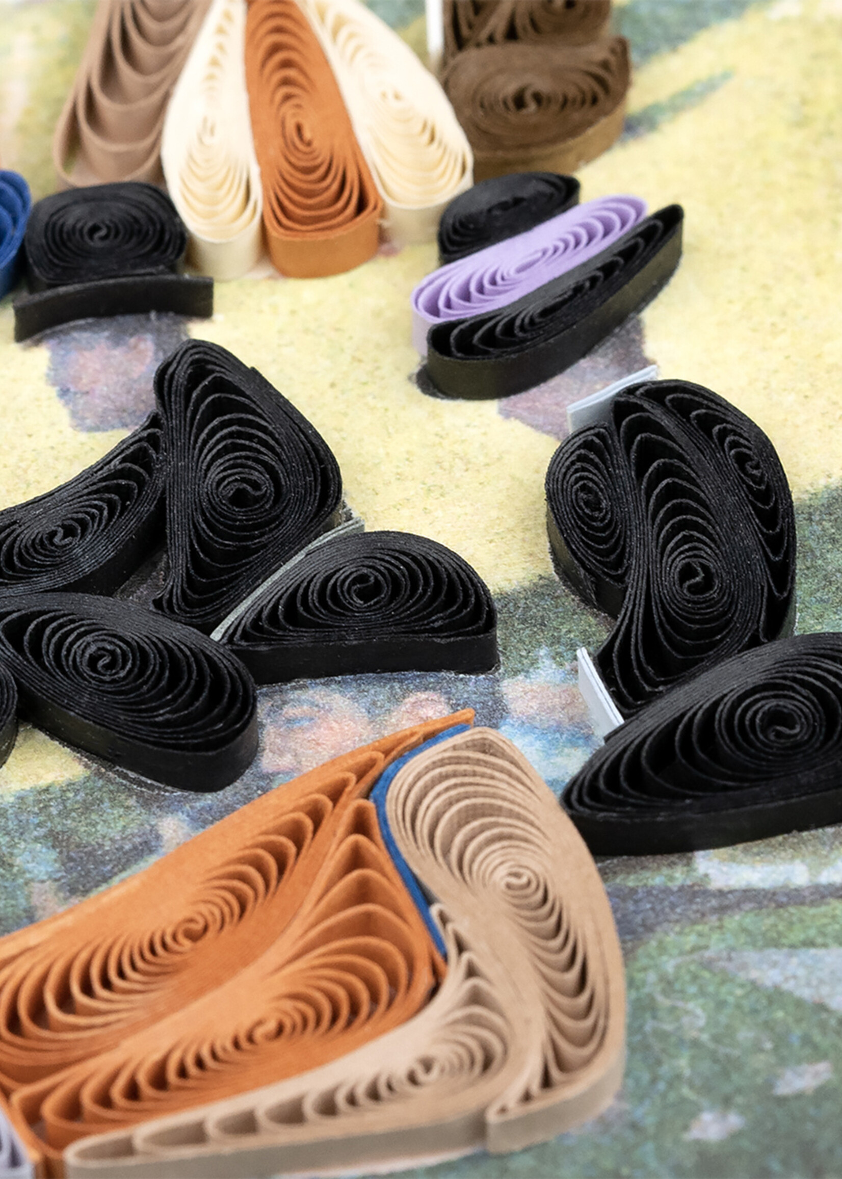 Quilling Cards A Sunday Afternoon on the Island of La Grande Jatte - Artist Series Quilling Card