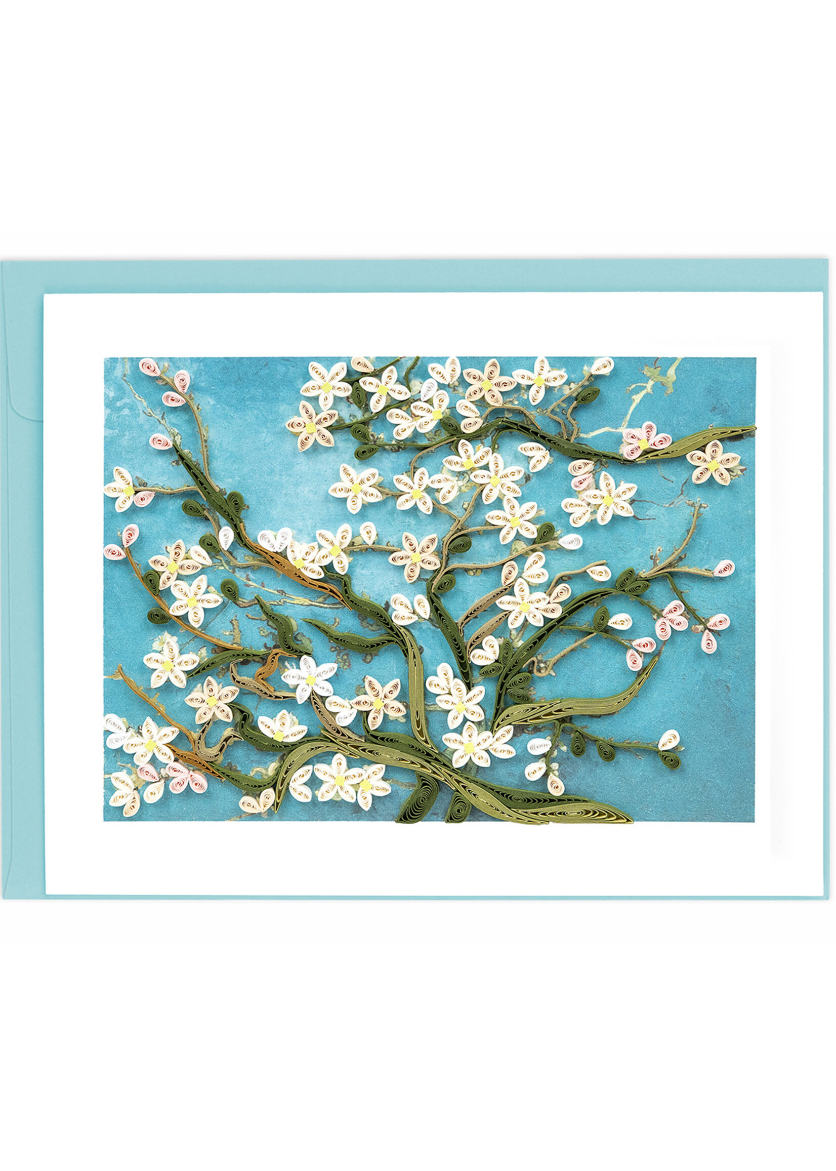Quilling Cards Almond Blossoms - Artist Series Quilling Card