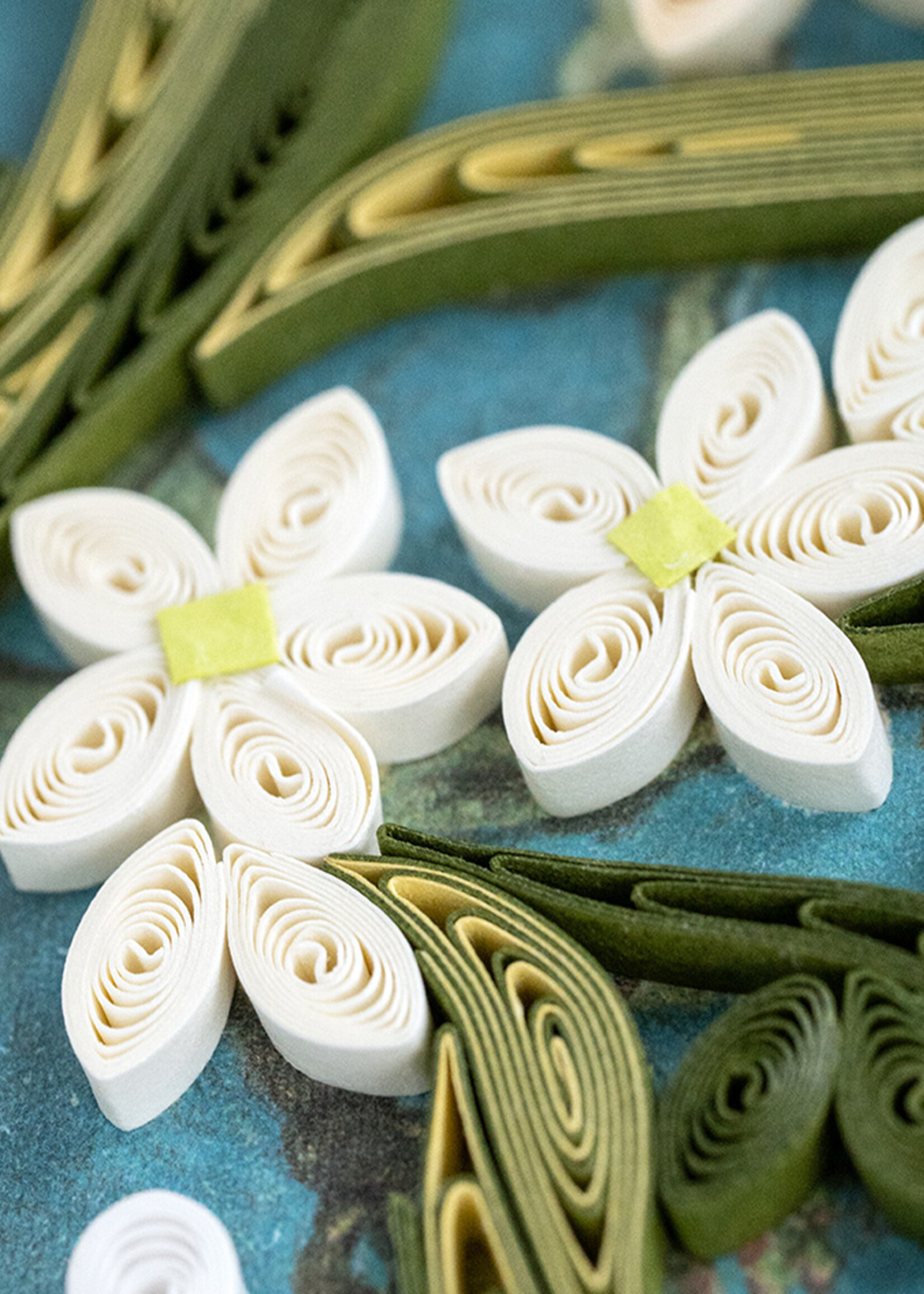Quilling Cards Almond Blossoms - Artist Series Quilling Card