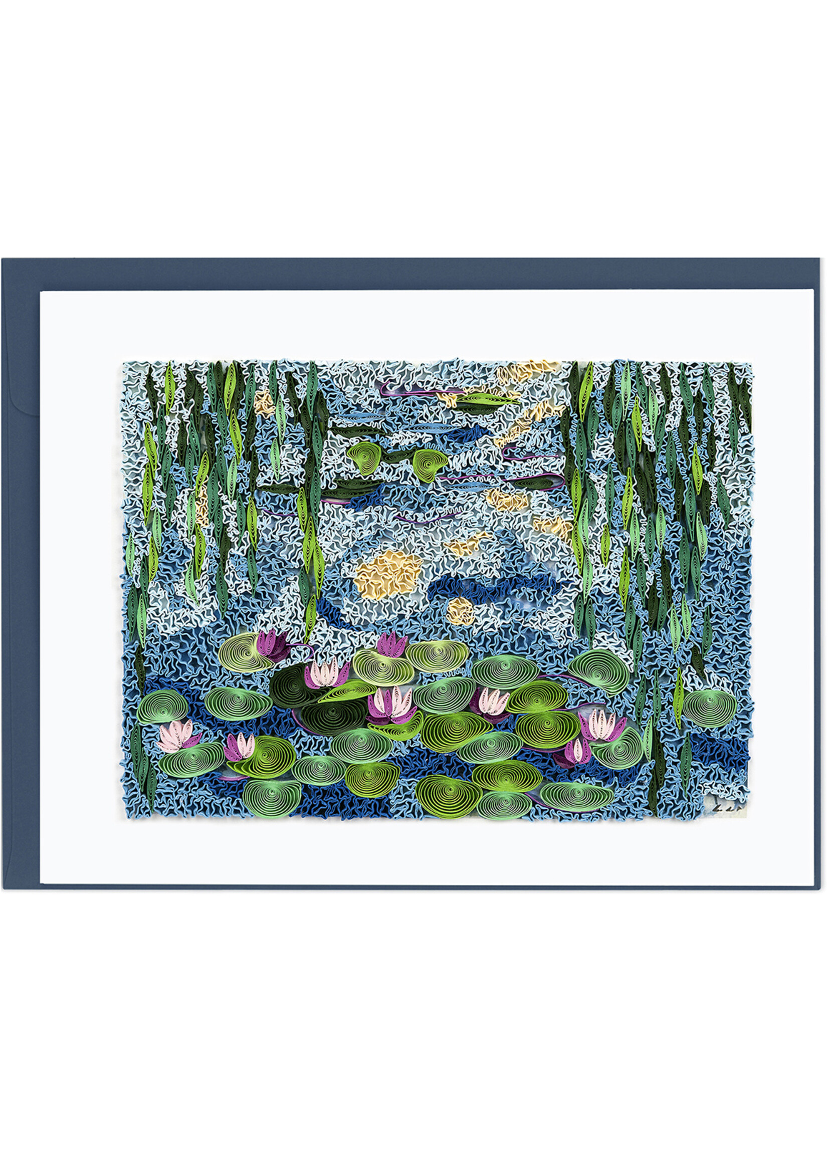 Quilling Cards Water Lilies - Artist Series Quilling Card