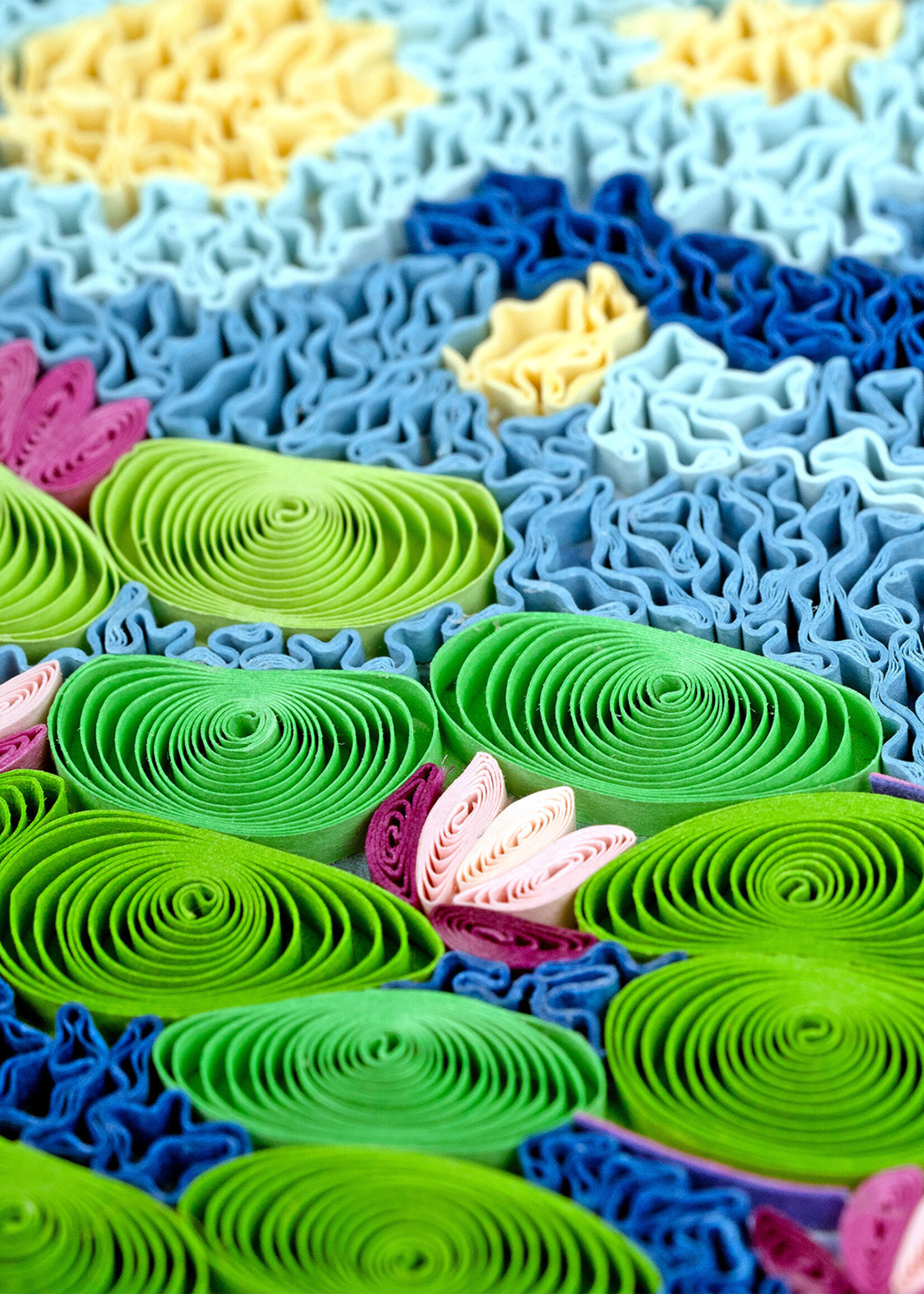 Quilling Cards Water Lilies - Artist Series Quilling Card