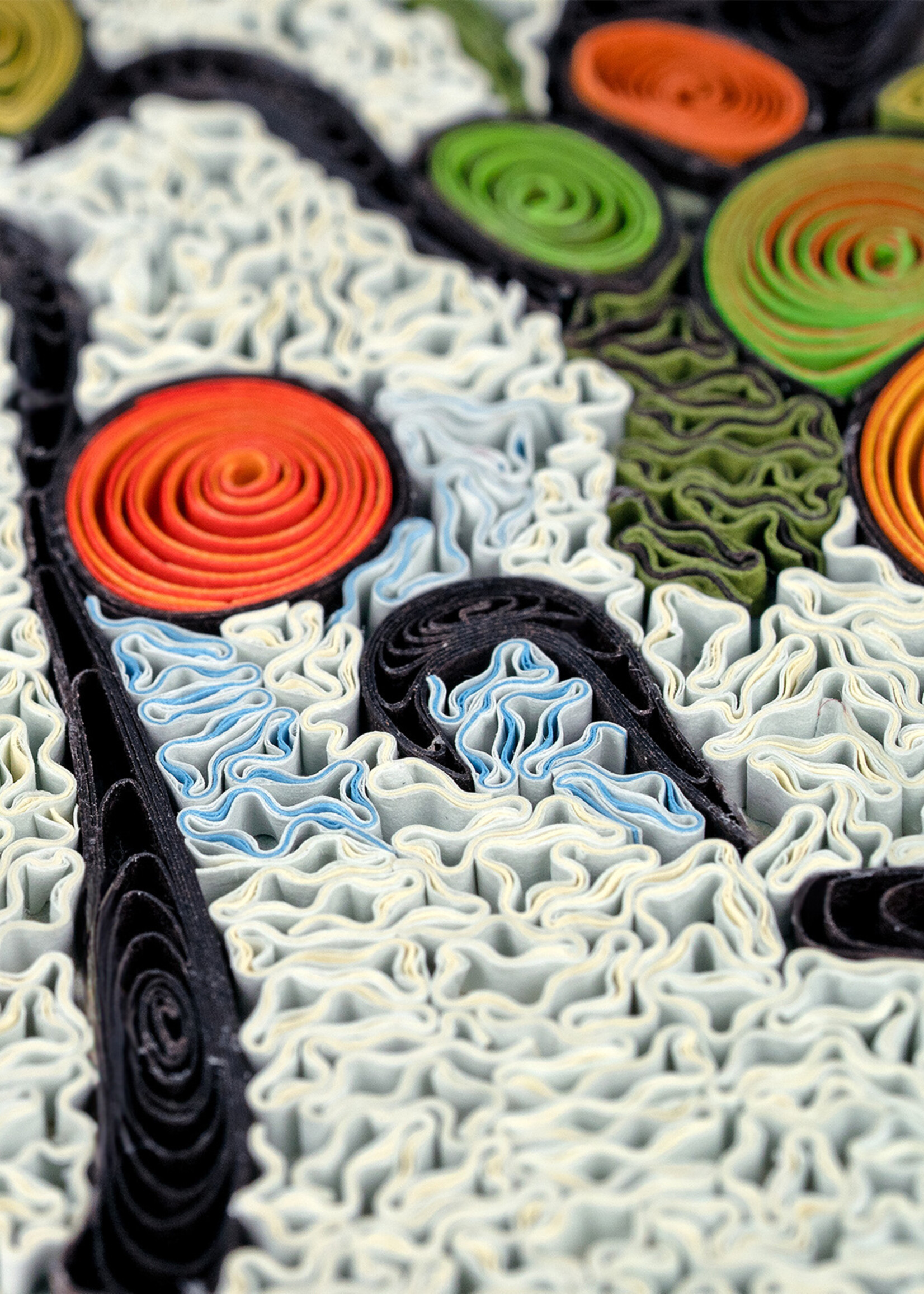 Quilling Cards The Basket of Apples - Artist Series Quilling Card