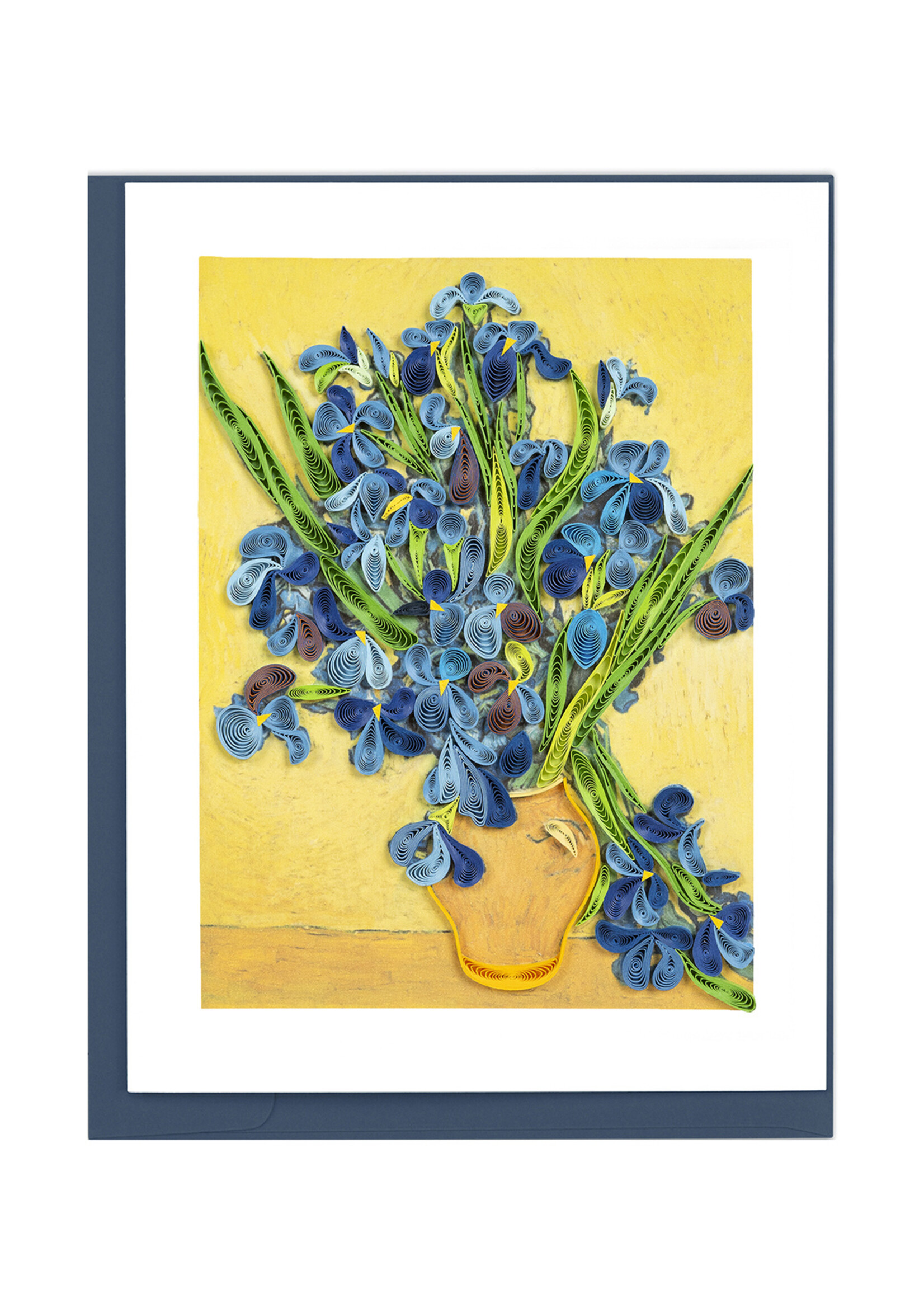 Quilling Cards Irises - Artist Series Quilling Card
