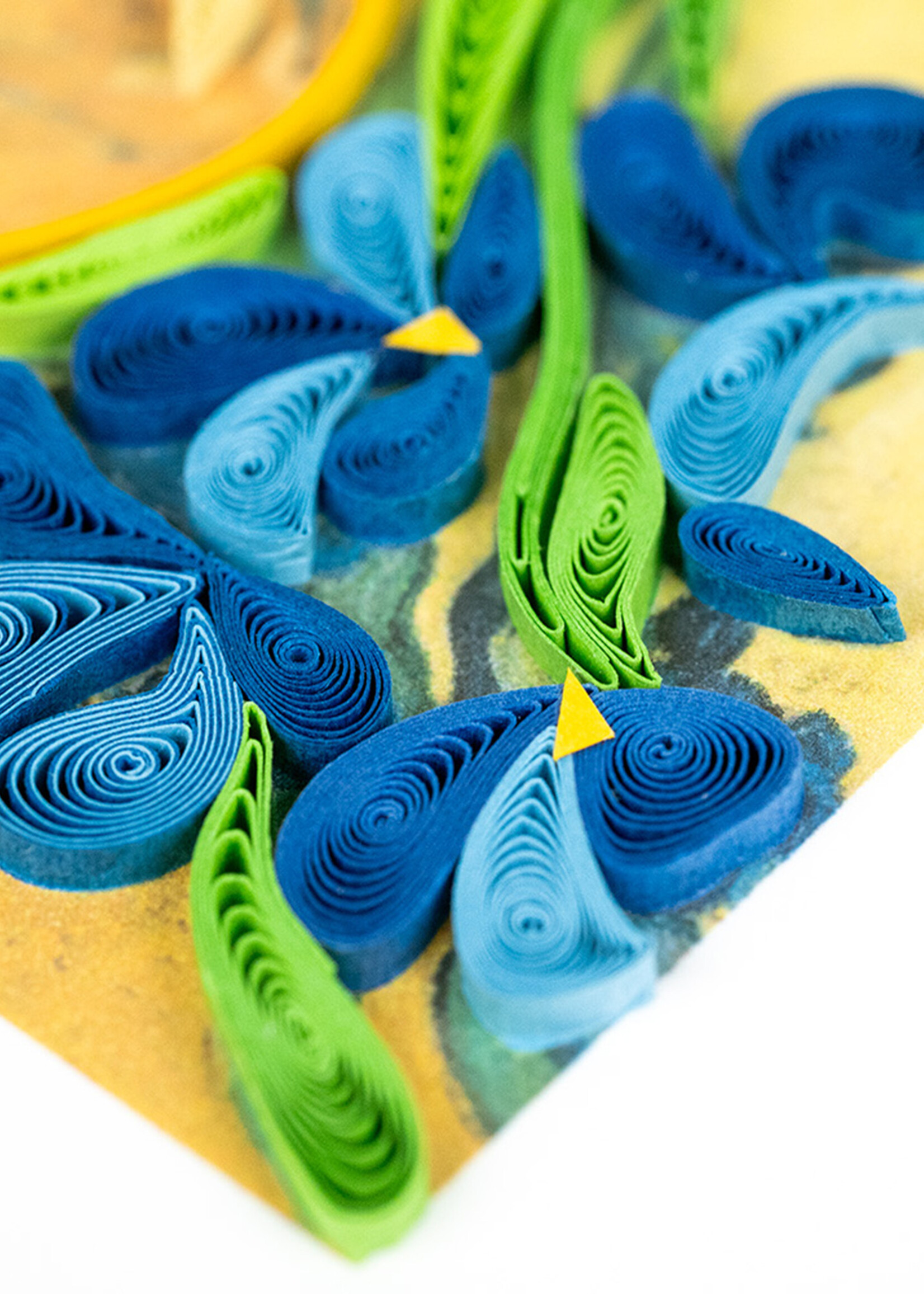 Quilling Cards Irises - Artist Series Quilling Card