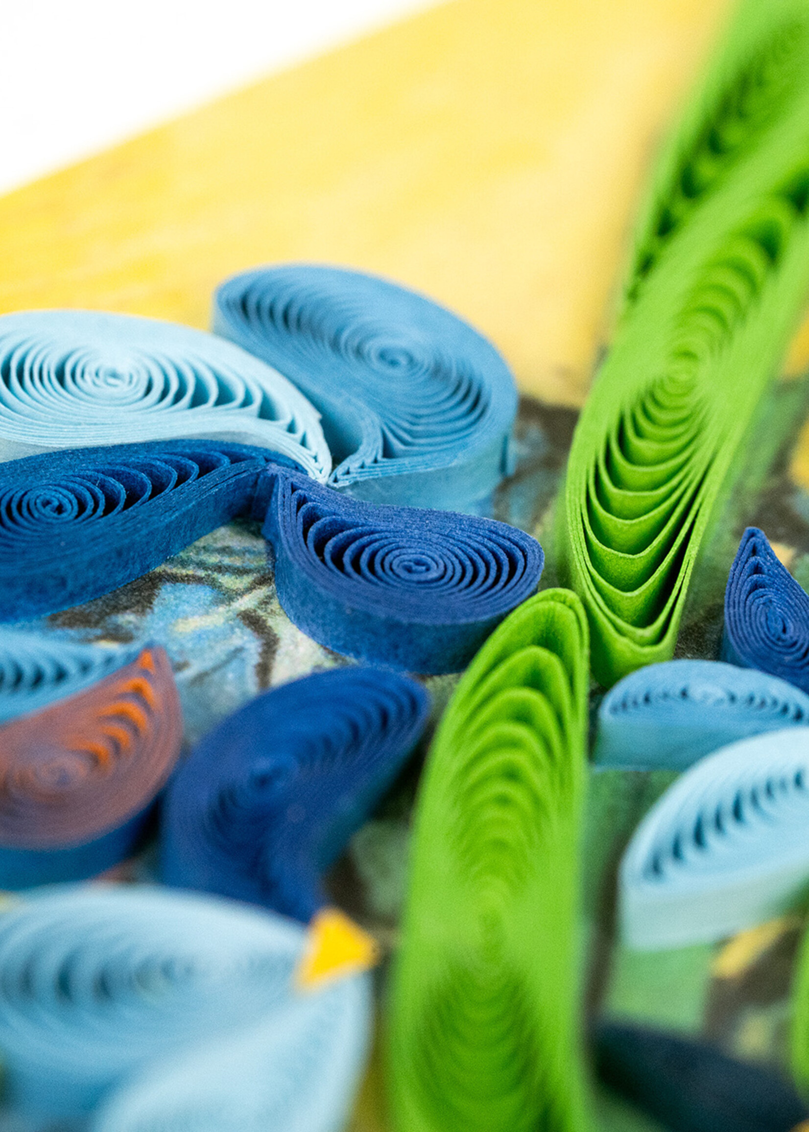 Quilling Cards Irises - Artist Series Quilling Card