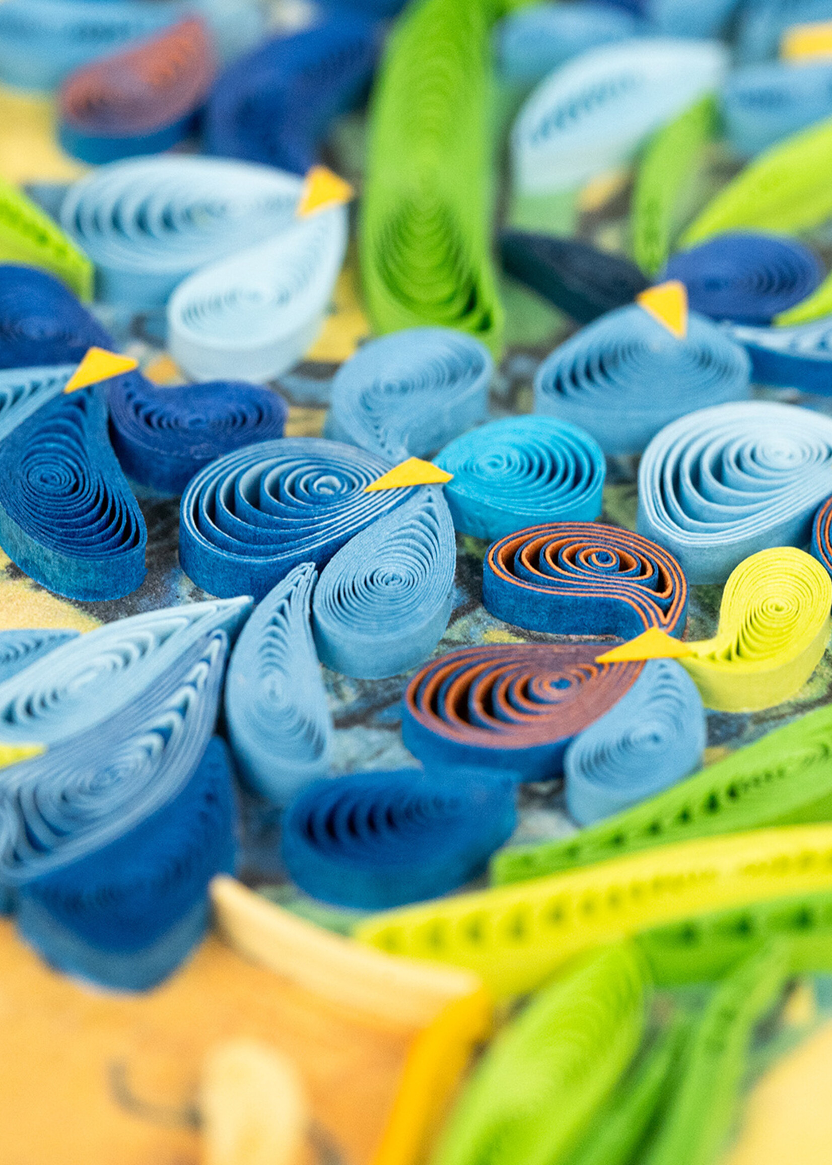 Quilling Cards Irises - Artist Series Quilling Card