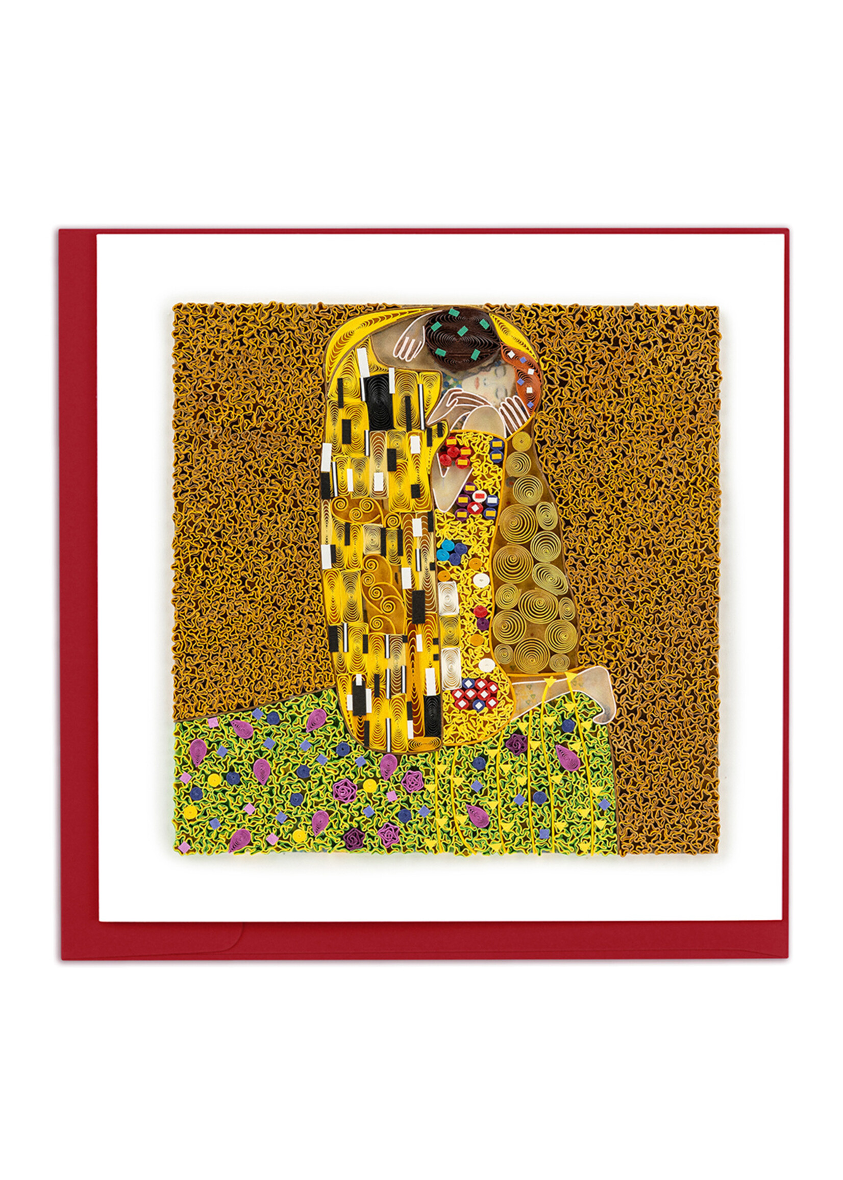Quilling Cards The Kiss - Artist Series Quilling Card