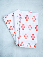 Mended Orange Dogwood Napkin Set