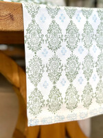 Mended 18" x  90" Vara Dogwoods Table Runner