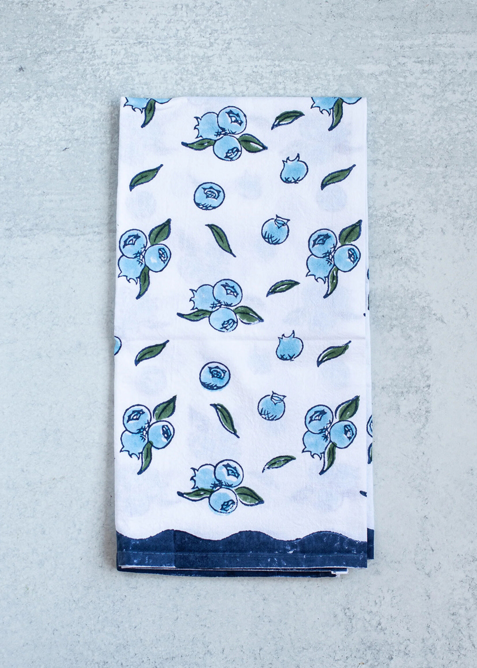 Mended Blueberry Tea Towel
