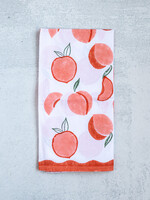 Mended Peach Tea Towel