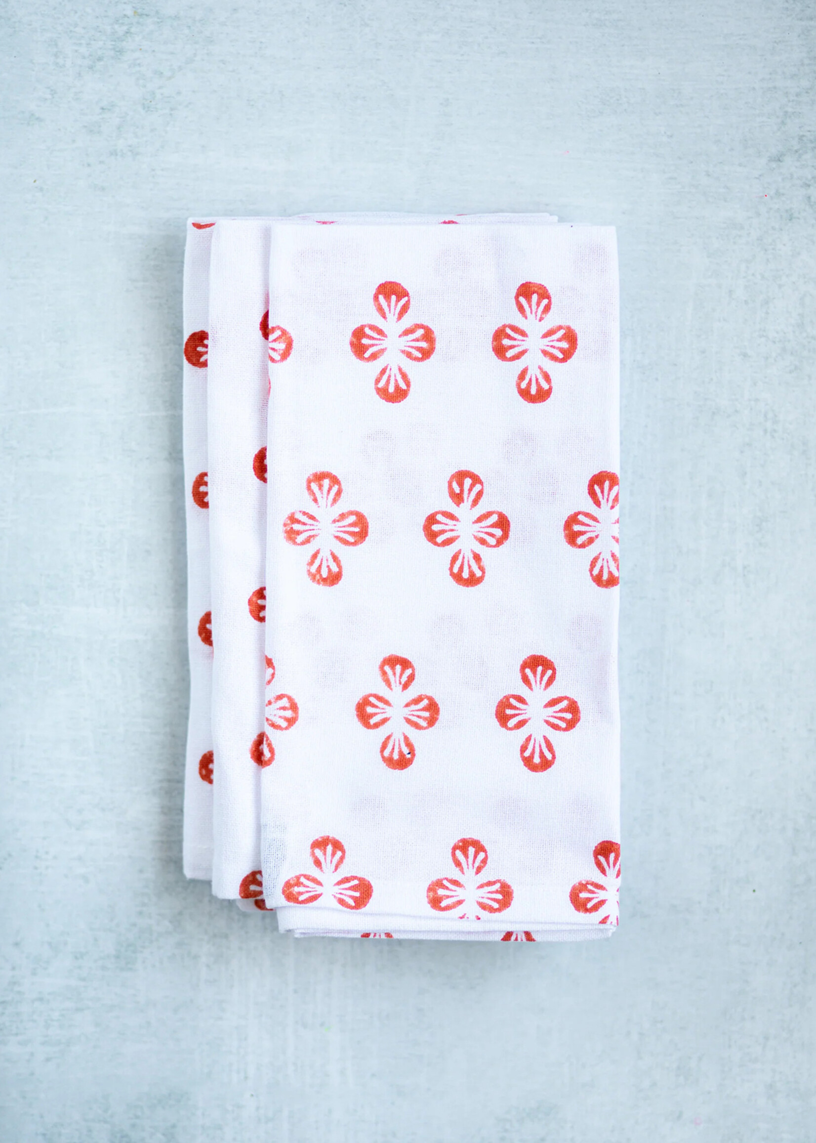 Mended Orange Dogwood Napkin Set