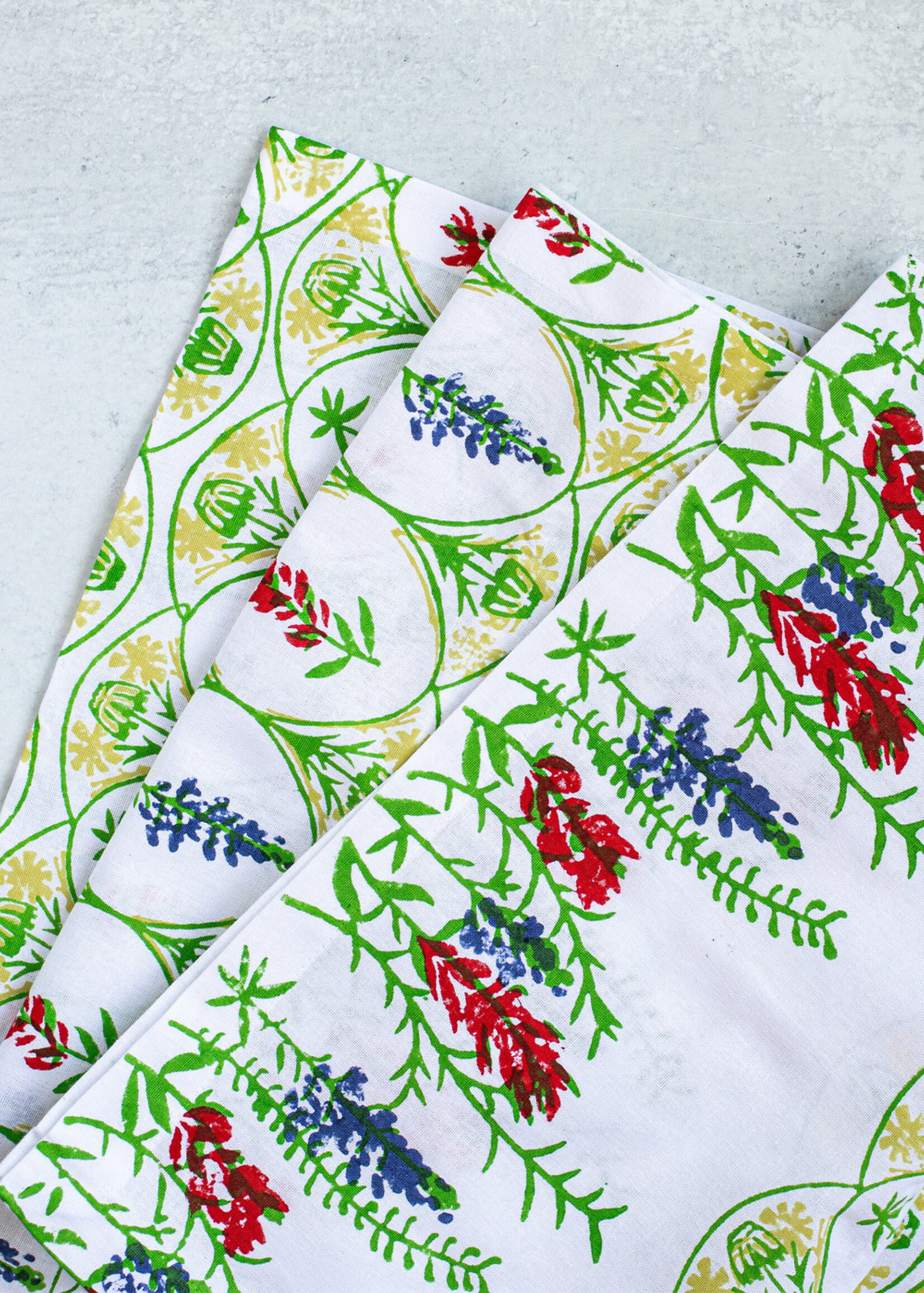 Mended 18" x  90" Wildflower Table Runner