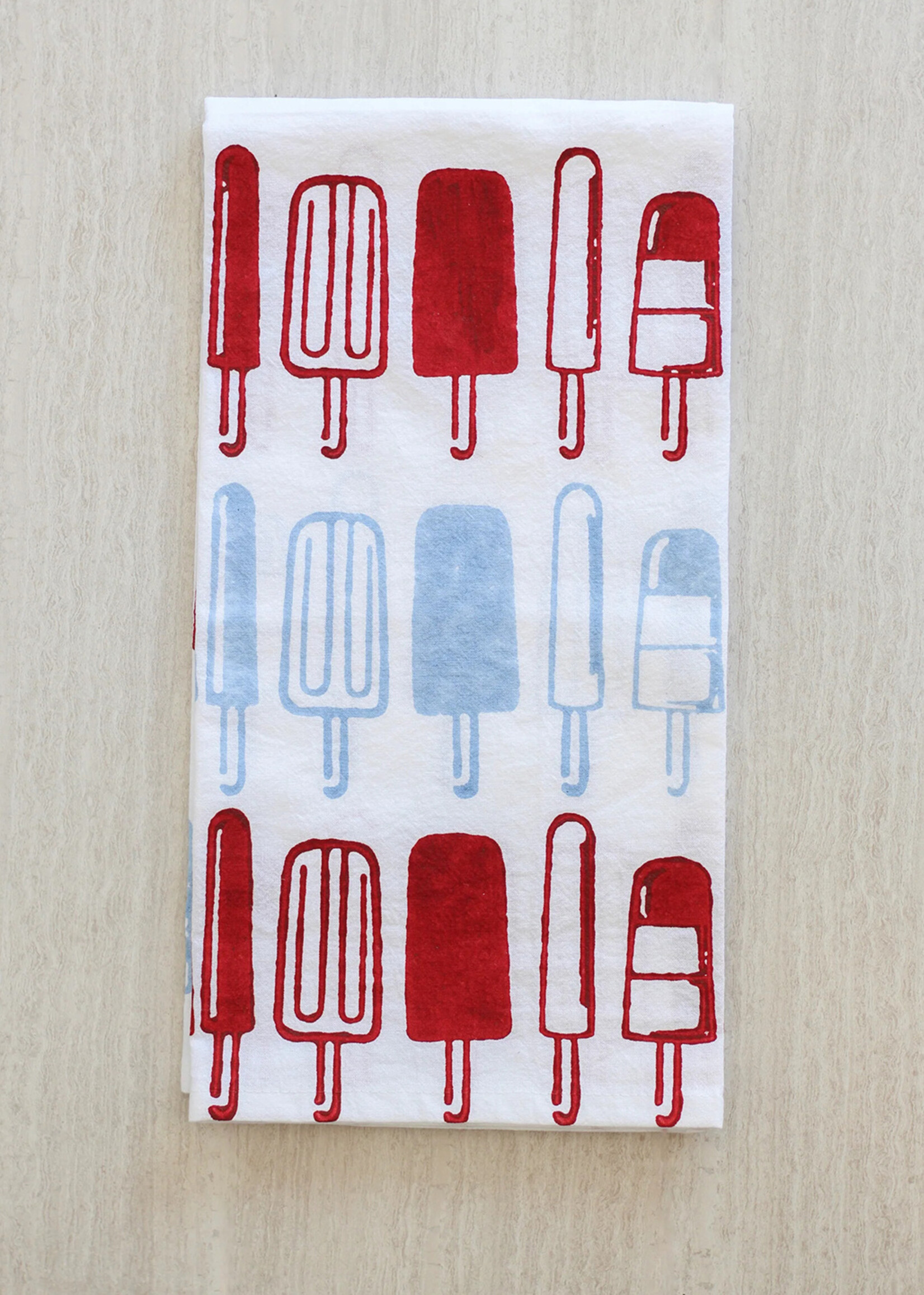 Mended Popsicles Tea Towel