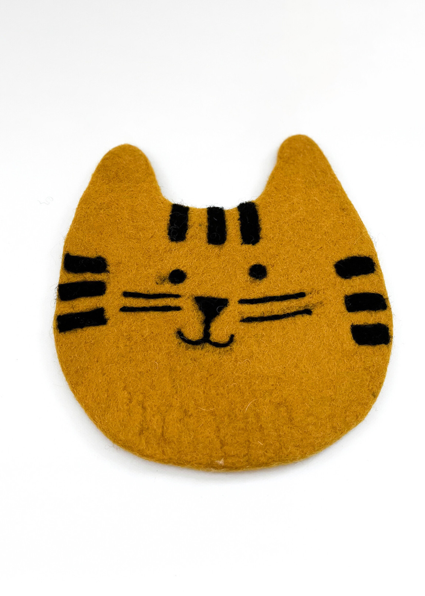 Ganesh Himal Felt Cat Face Trivet